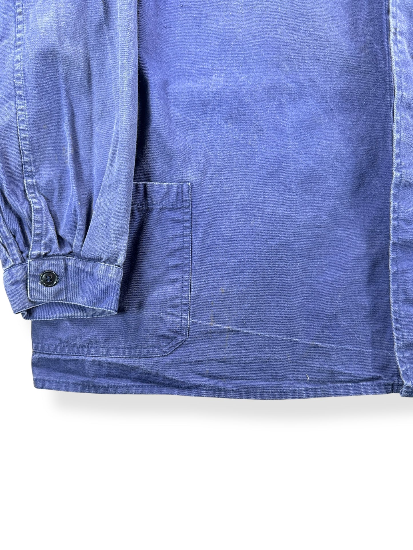 Fading on Vintage Euro Work Jacket SZ XXL