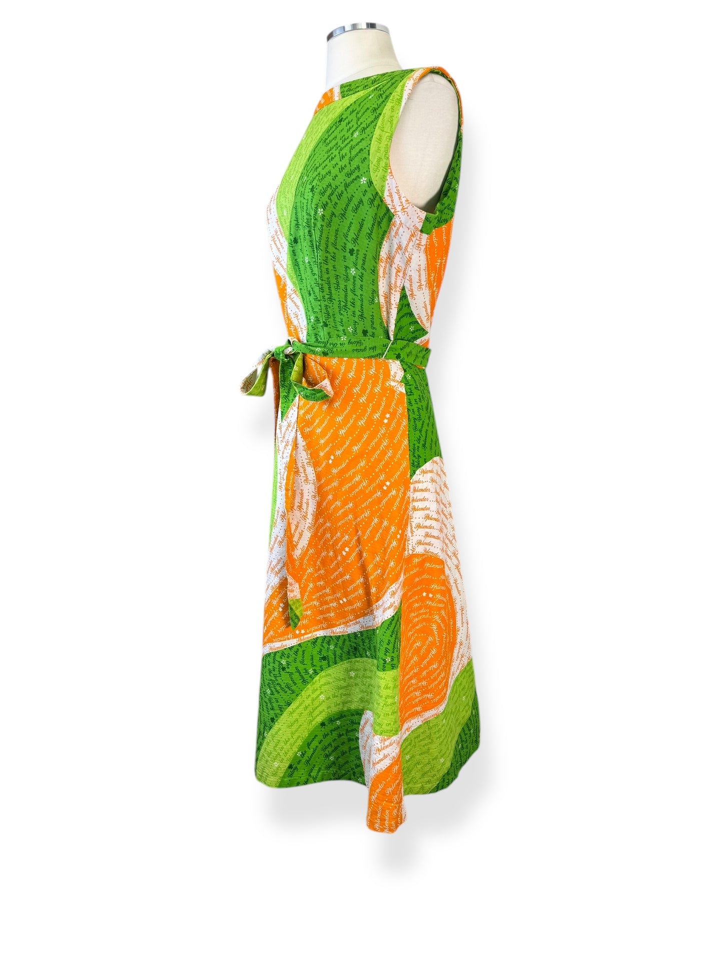 Side view of 1960s Malia "Splendor in the Grass" Dress M