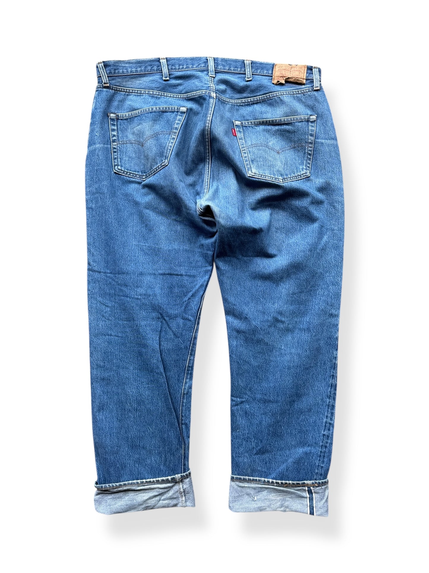 Back of Vintage Double Stitch Levi's Redline Jeans W42