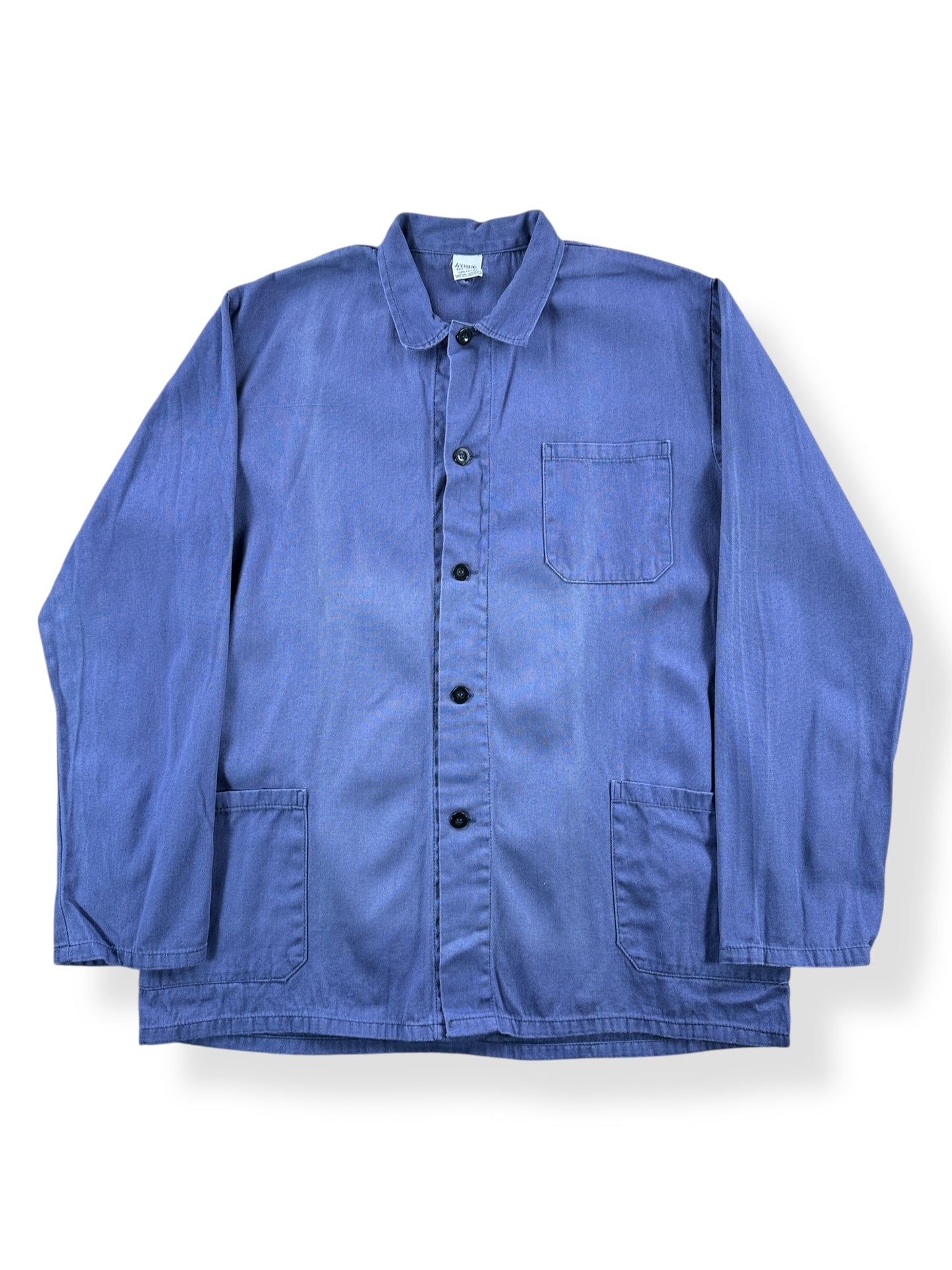 Front of Vintage French Chore Coat SZ L