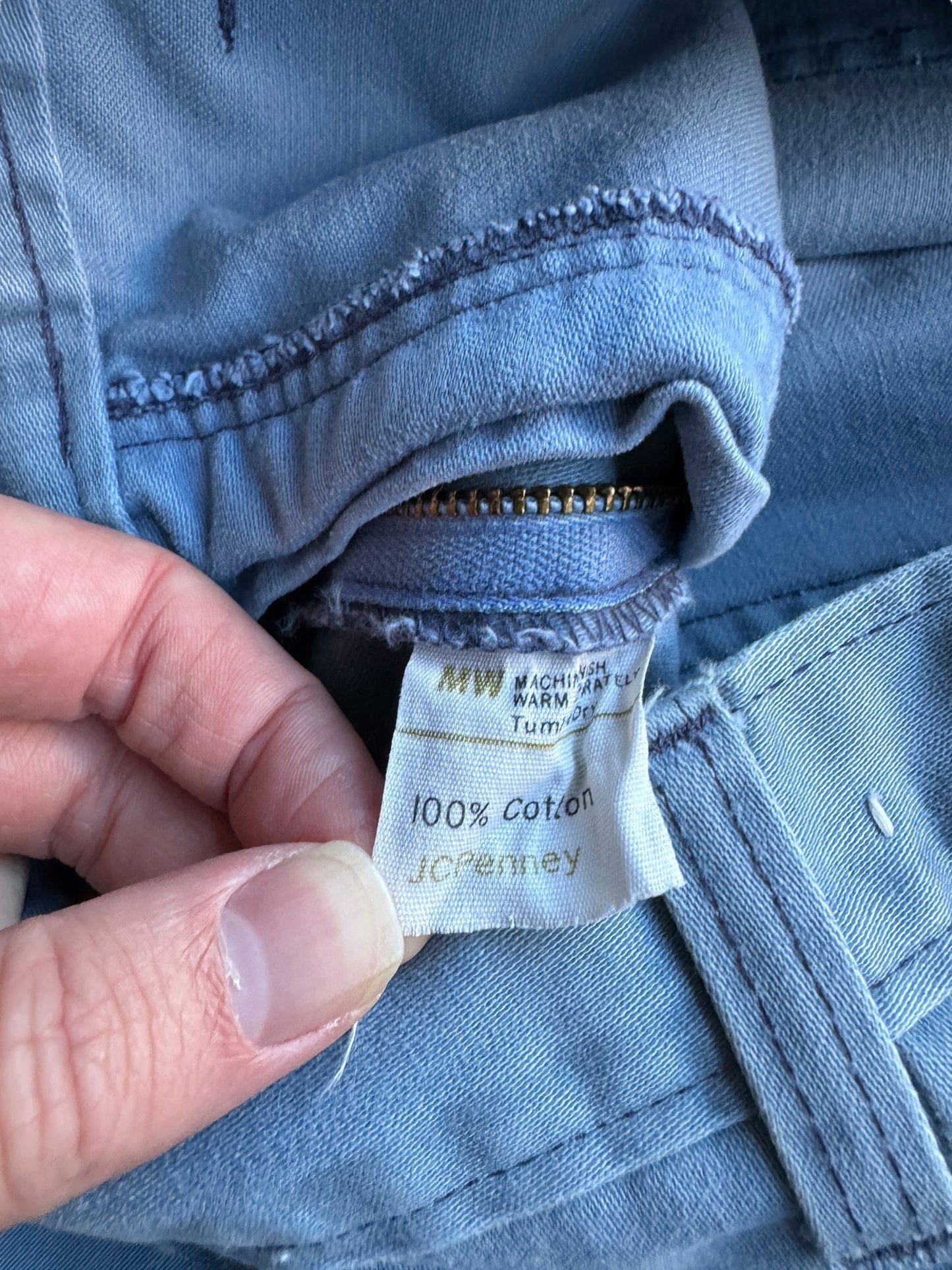 Tag on Vintage 70s Flared Trousers W29