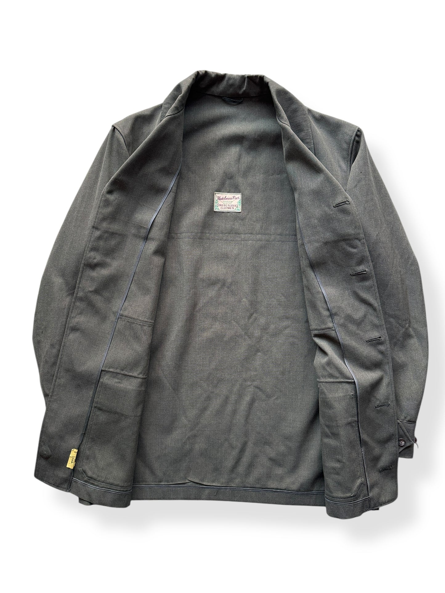 Inside of Vintage Nudelman Brothers Whipcord SZ L