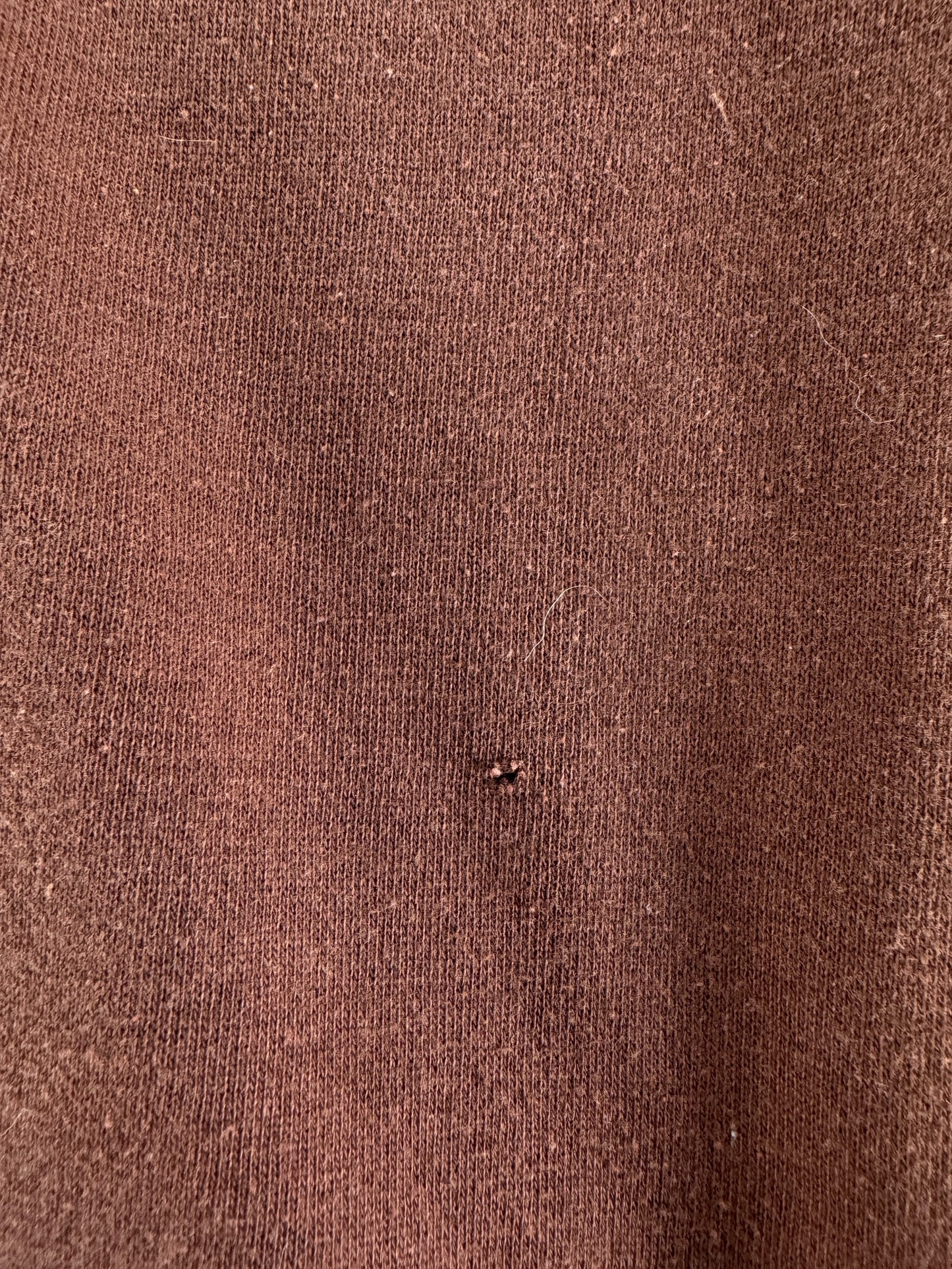 Pinhole of Vintage Brown Zip Up Hoodie SZ L