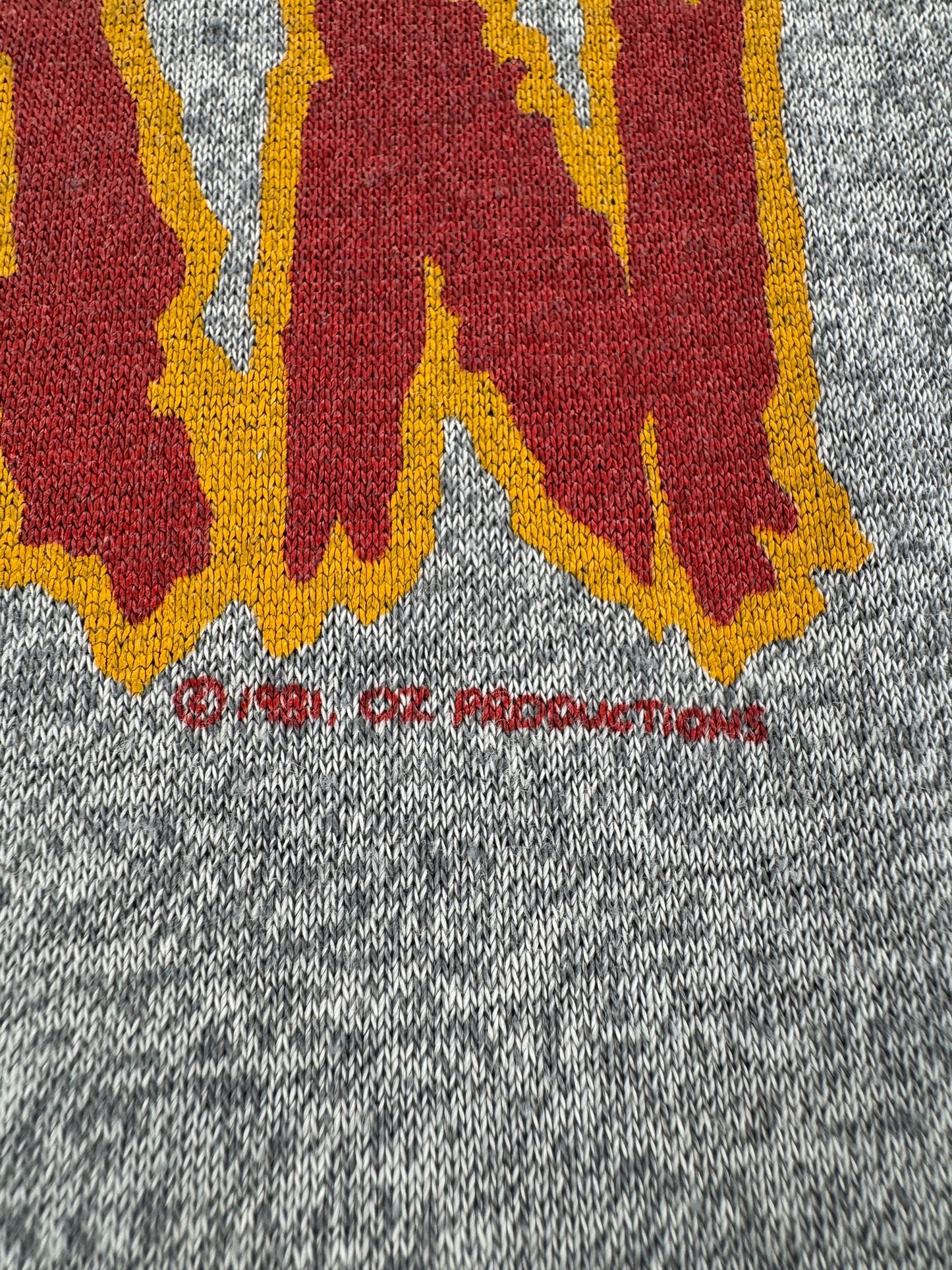Trademark on Vintage Ozzy Osbourne Diary of a Madman Raglan Tee SZ M (Fits XS/S)