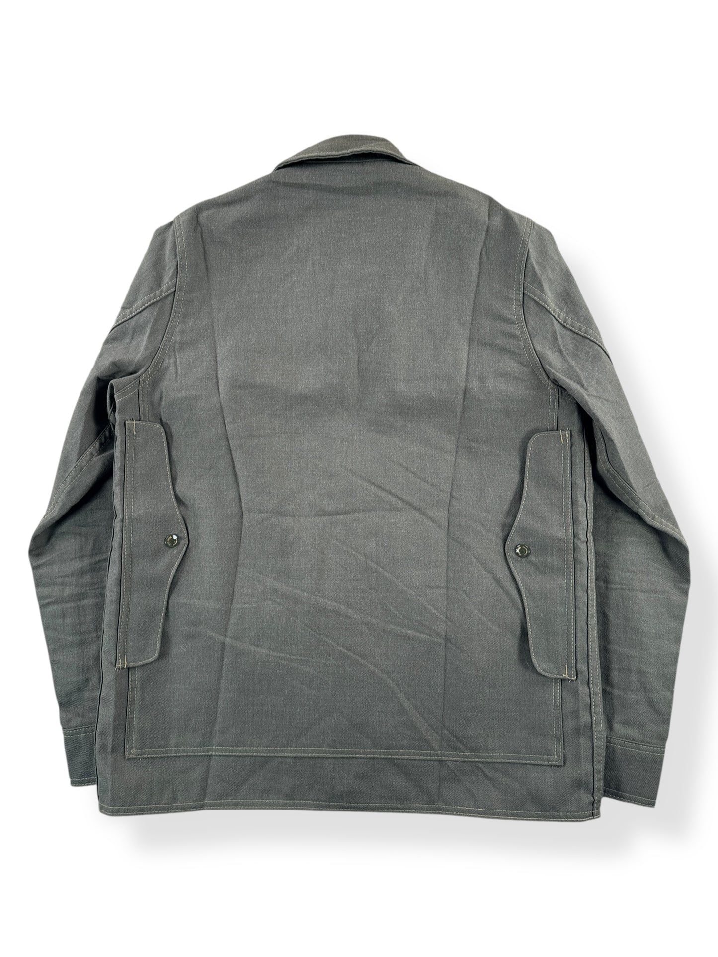 Back of Modern Filson 1897 Collection Green Forestry Cloth Cruiser SZ 40