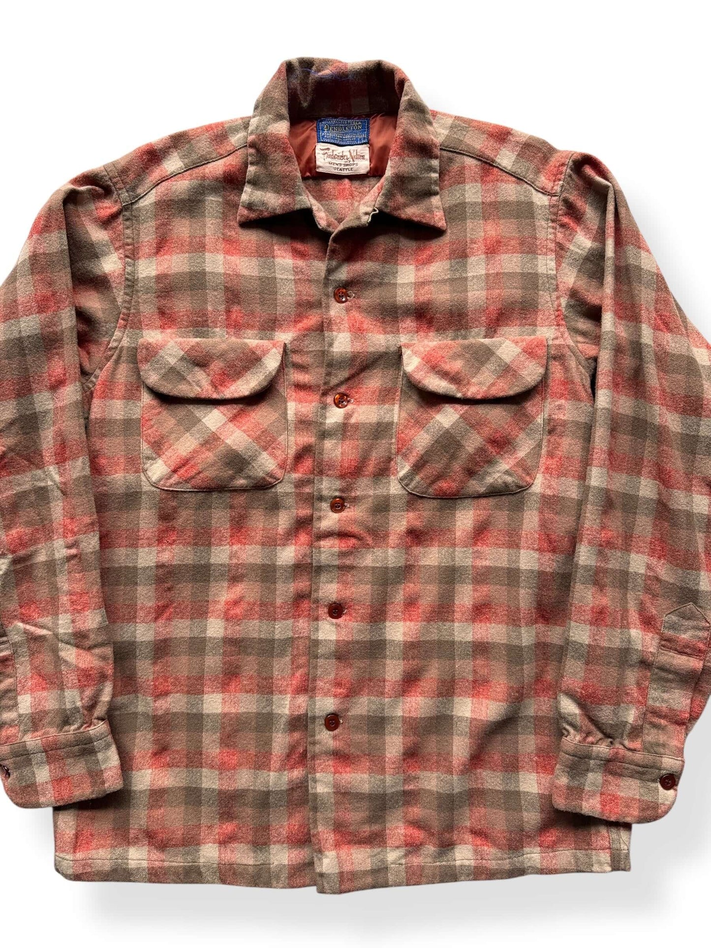 Front of Frederick & Nelson Pendy Board Shirt SZ S