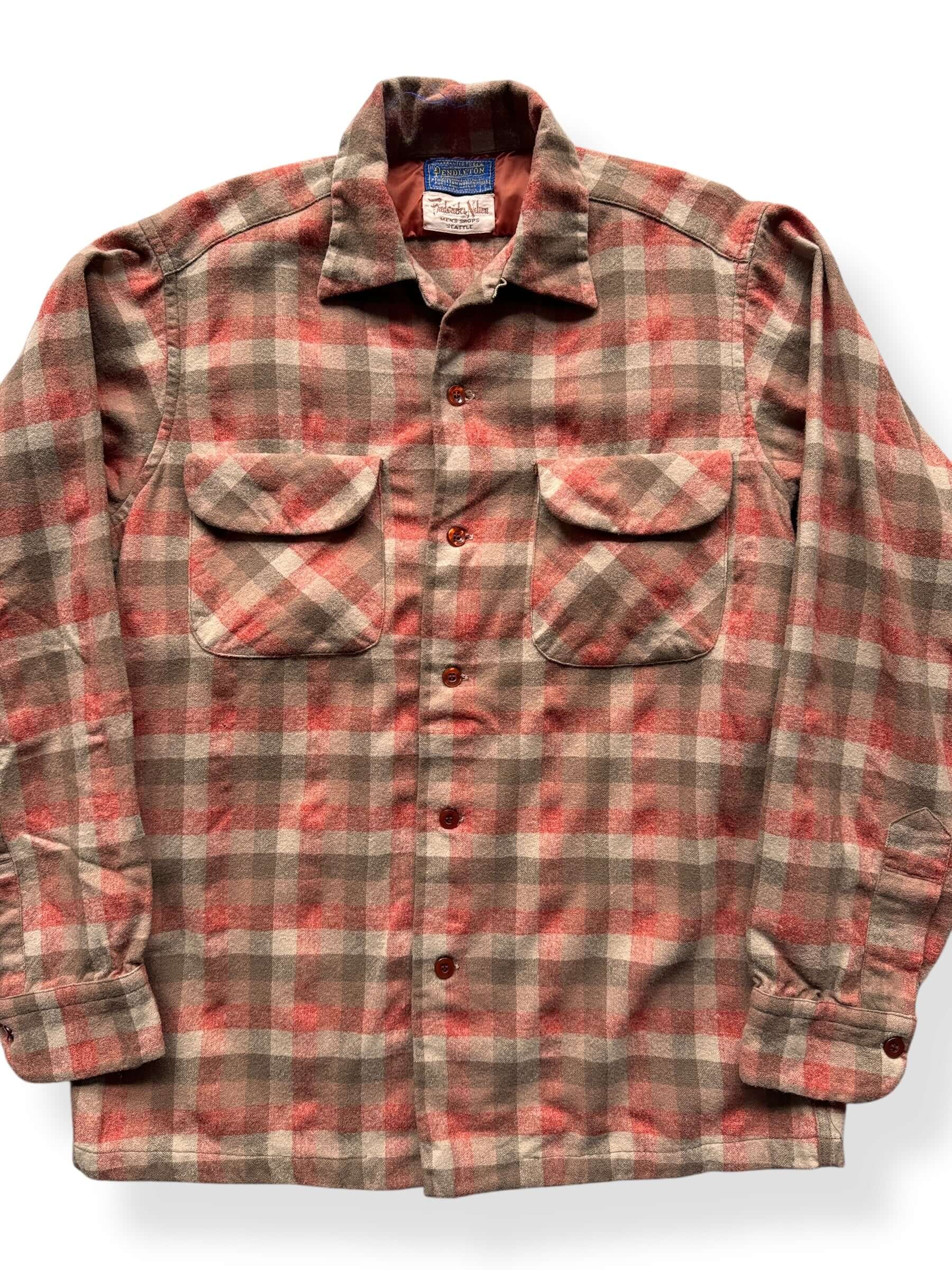 Front of Frederick & Nelson Pendy Board Shirt SZ S