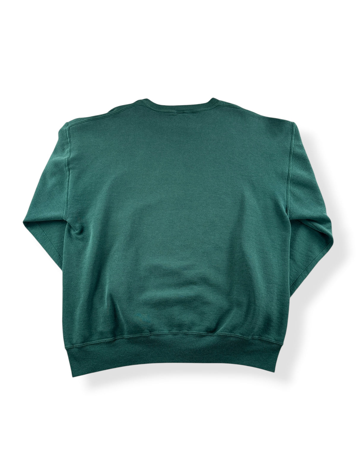 Back of Vintage Russell Athletic Forest Green Ohio Crewneck SZ L