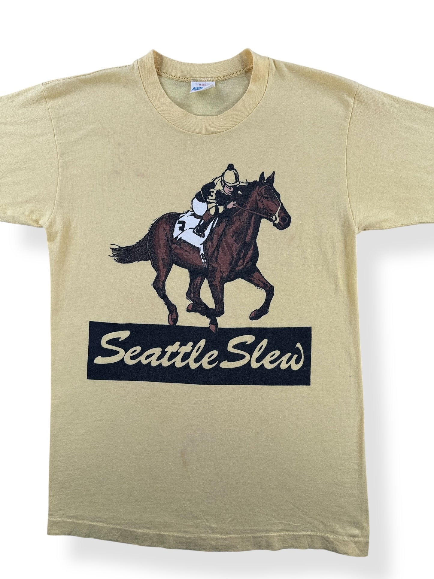 Front Close Up of Vintage Seattle Downs Tee SZ S