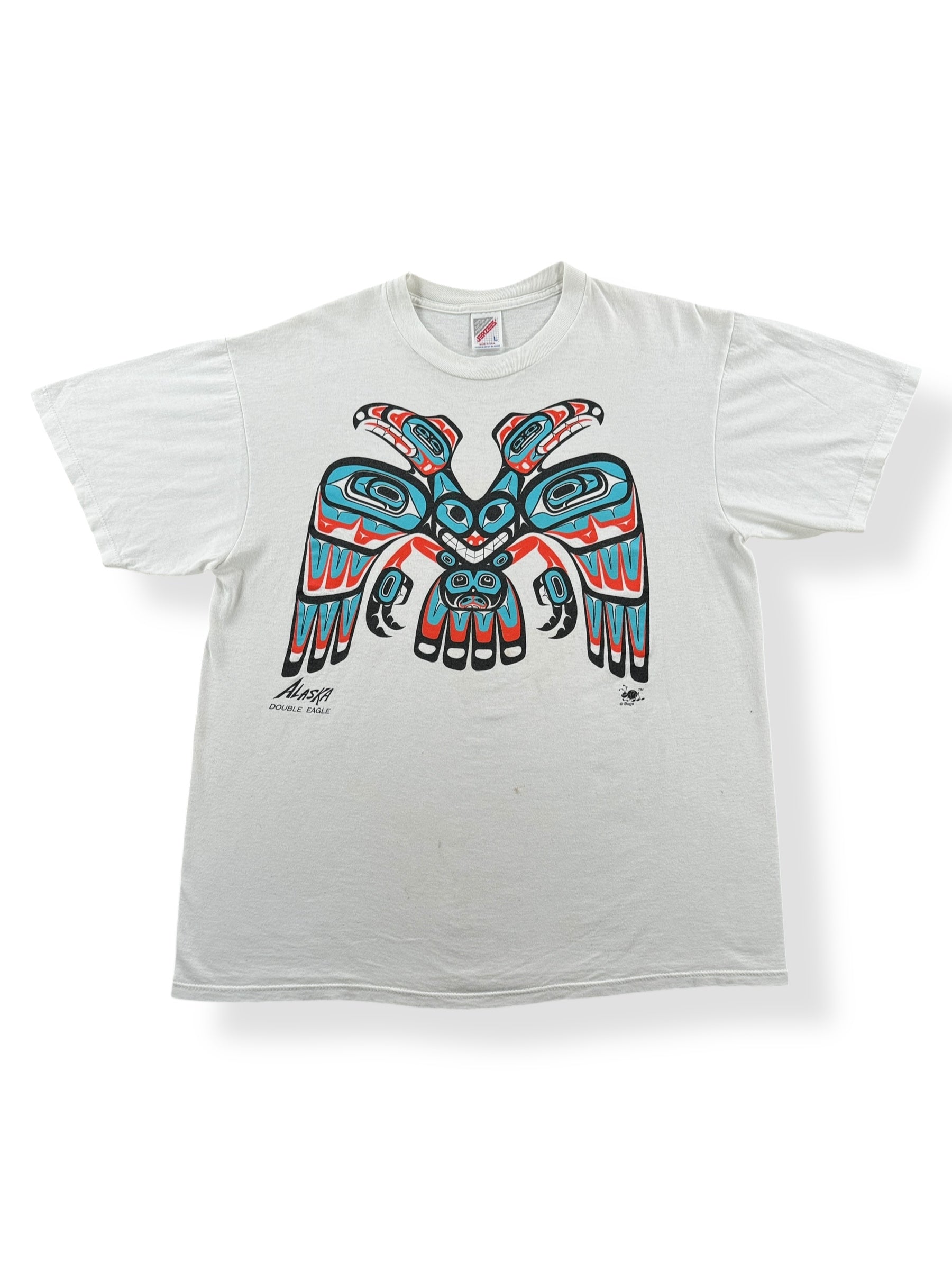 Front of Vintage Double Eagle Salish Art Tee SZ L