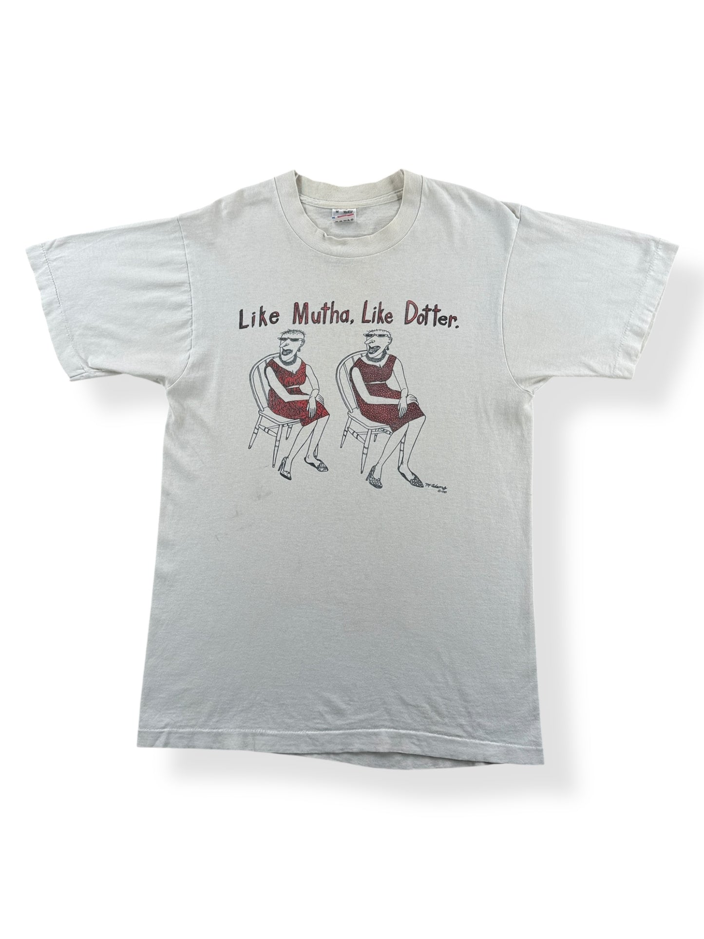 Front of Vintage Like Mutha, Like Dotter Tee SZ S