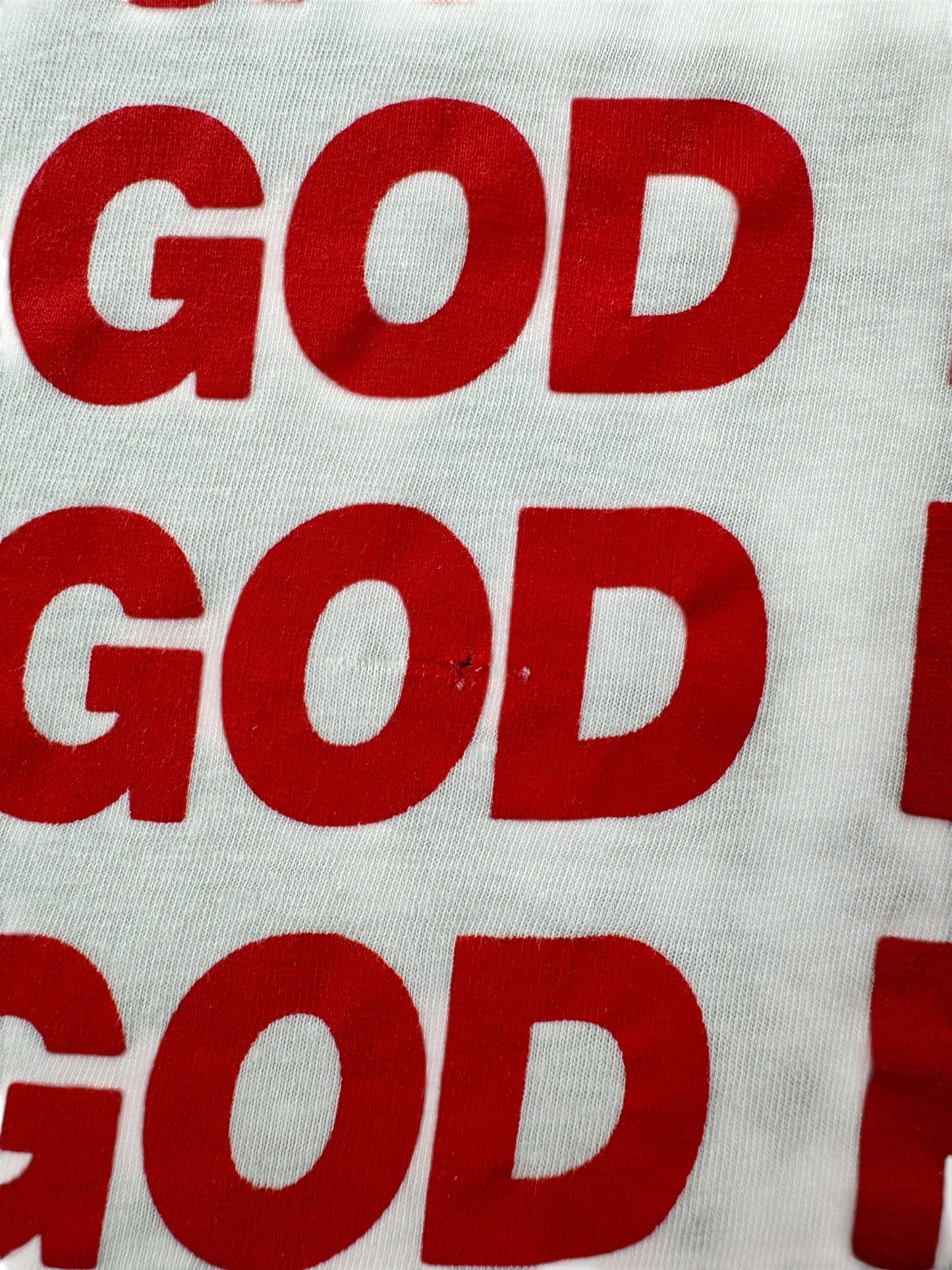 Hole on Vintage Ned's Atomic Dustbin God Fodder Tee SZ L