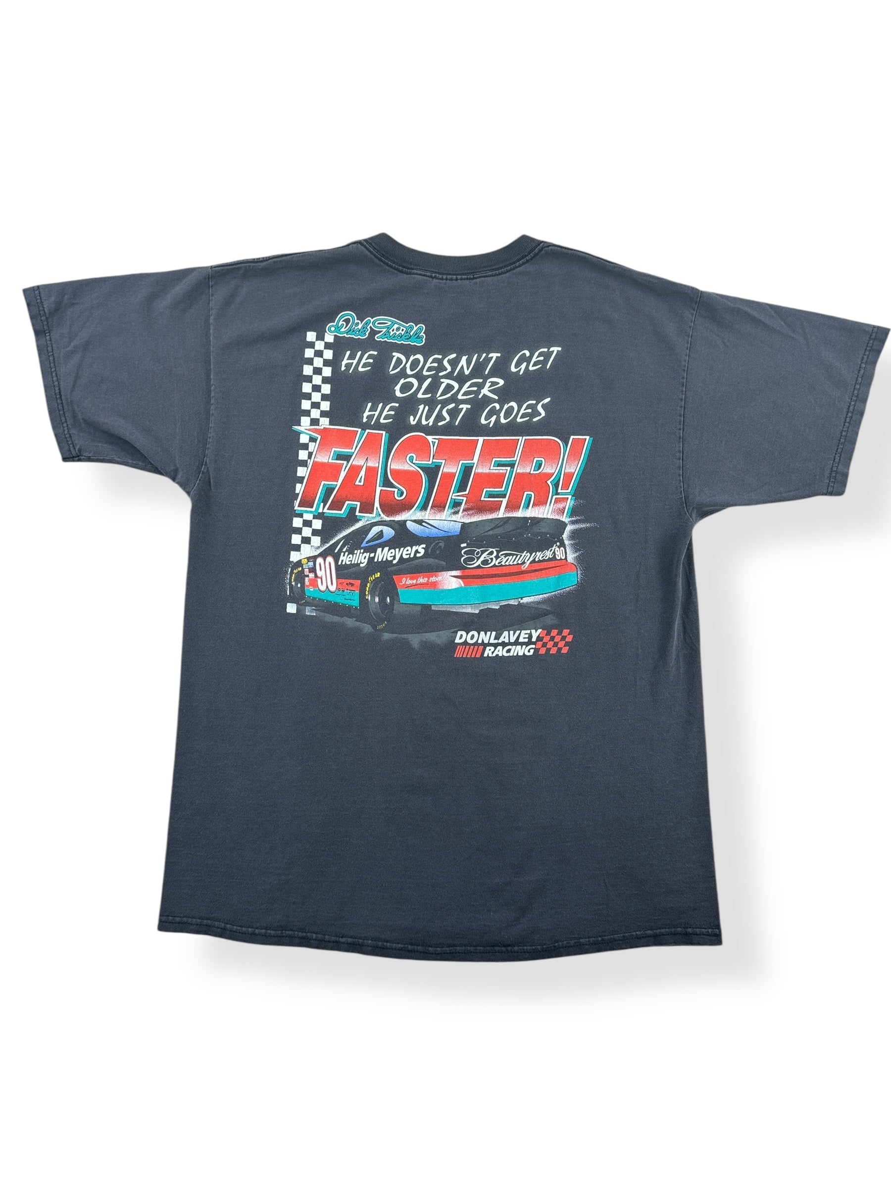 Back of Vintage Dick Trickle Racing Tee SZ XL