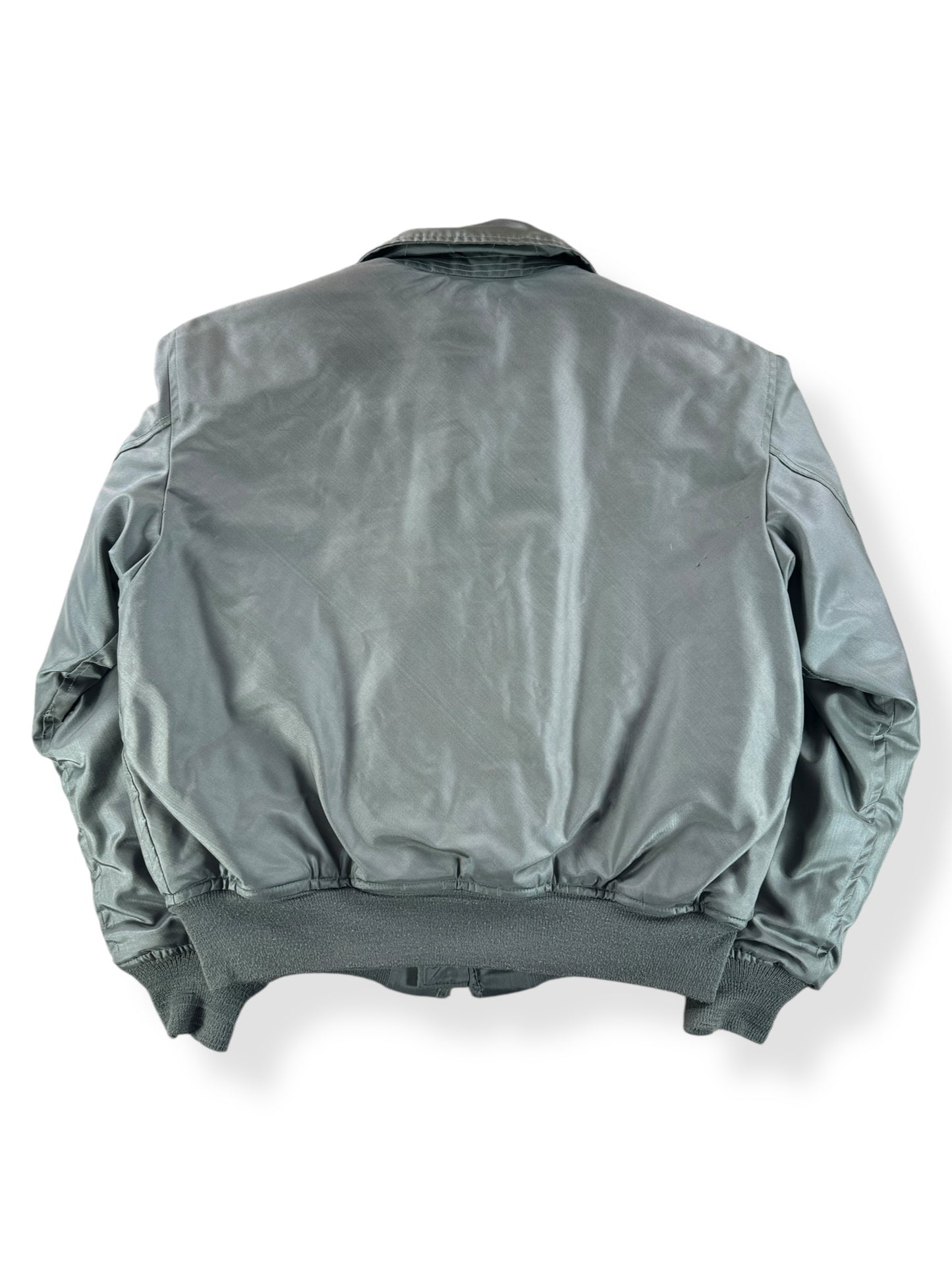 Back of Vintage CWU-45 Flight Jacket SZ L