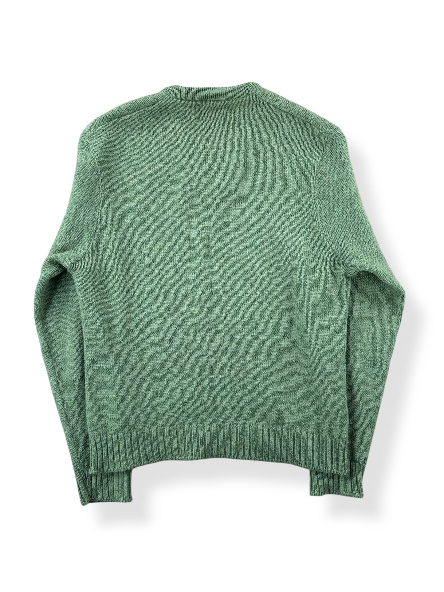 Back of Vintage Jantzen Scotch Tumbler V Neck Sweater SZ M