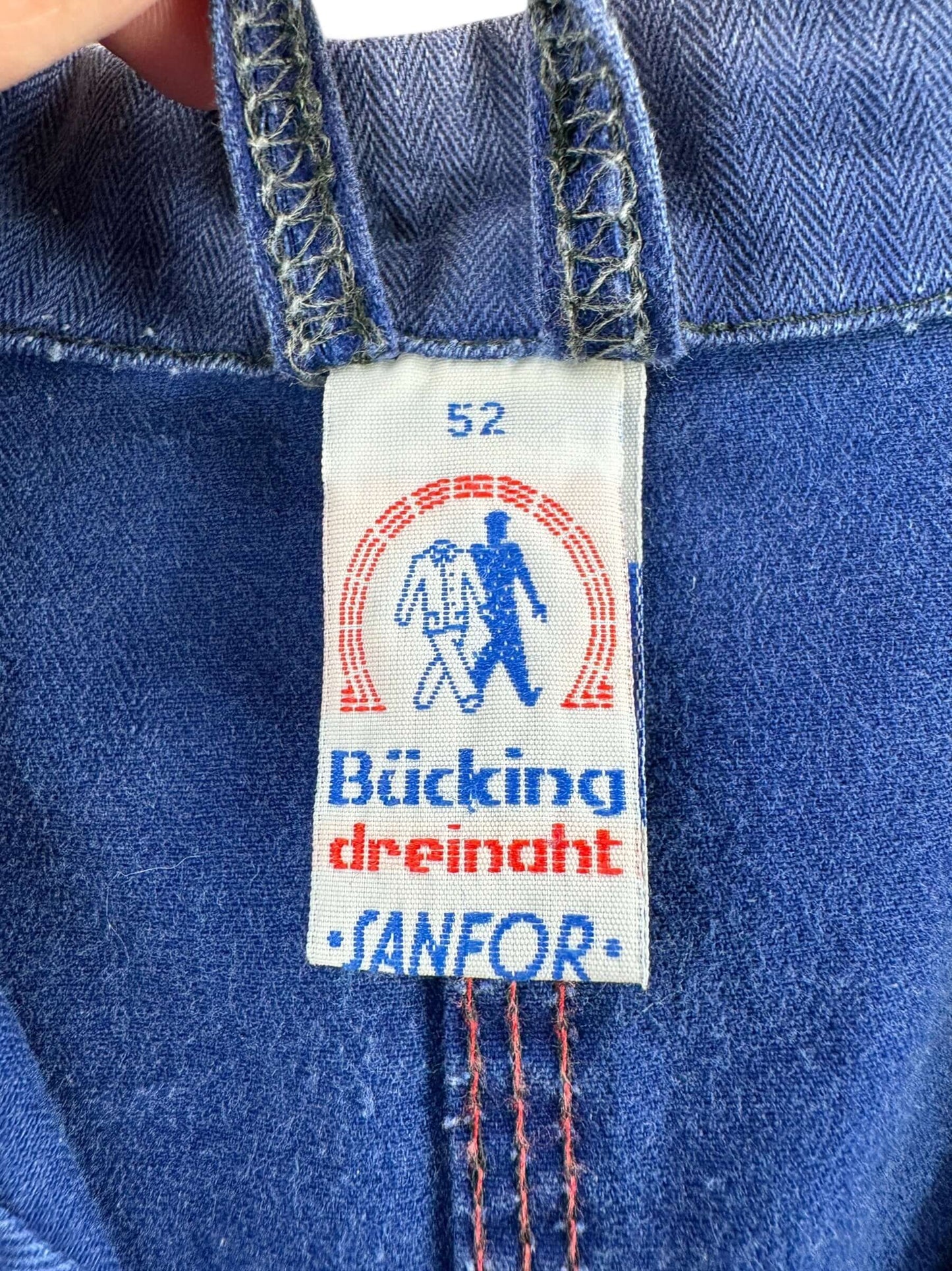 Tag on Vintage Perfect Sunfade HBT French Chore Coat SZ L