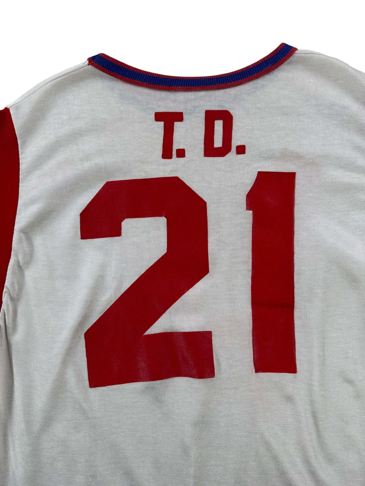 Back Graphic of Vintage Durene Golds Jersey SZ XS