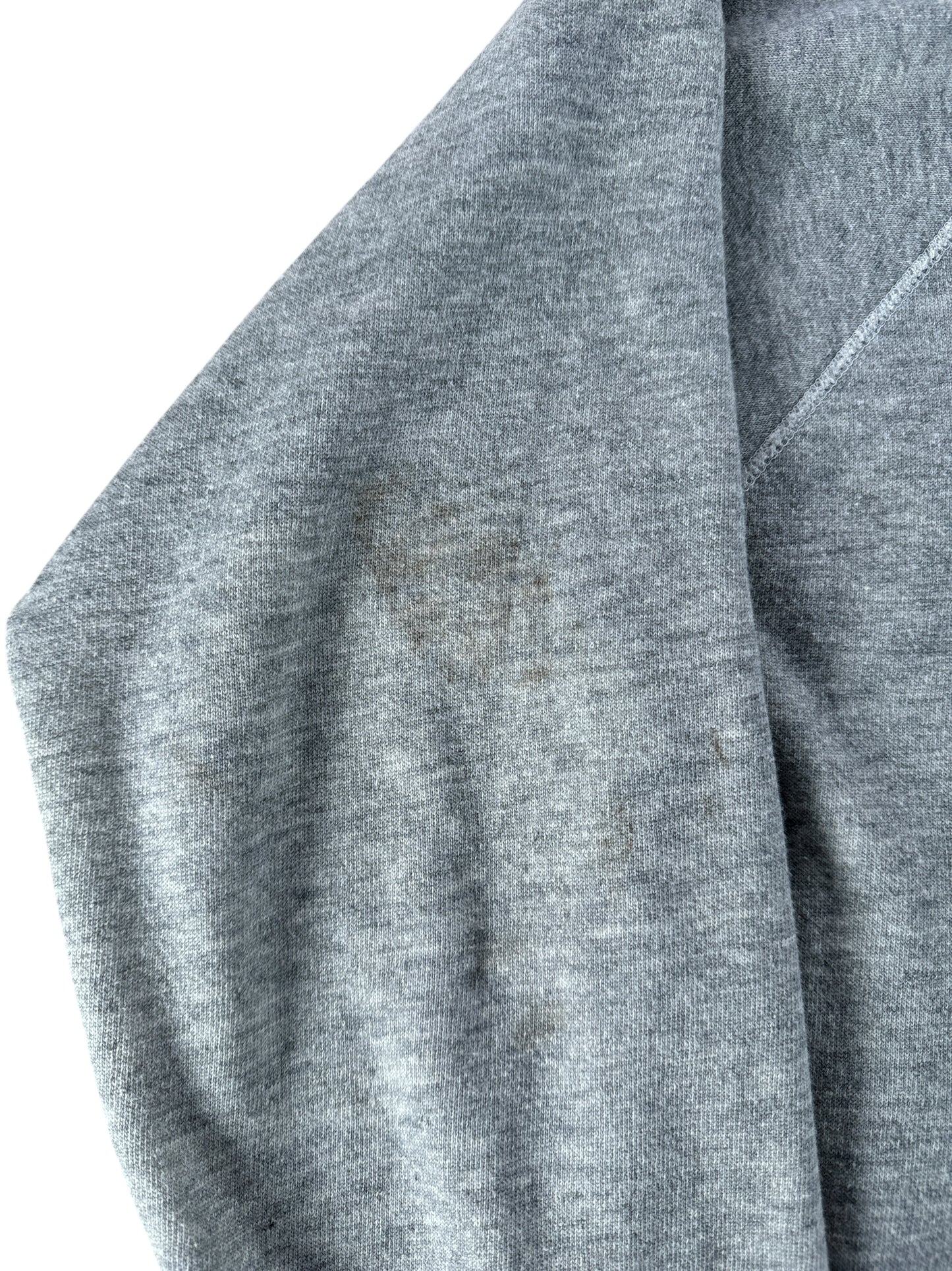 Stain on Sleeve of Vintage USS Wichita Hoodie SZ XL