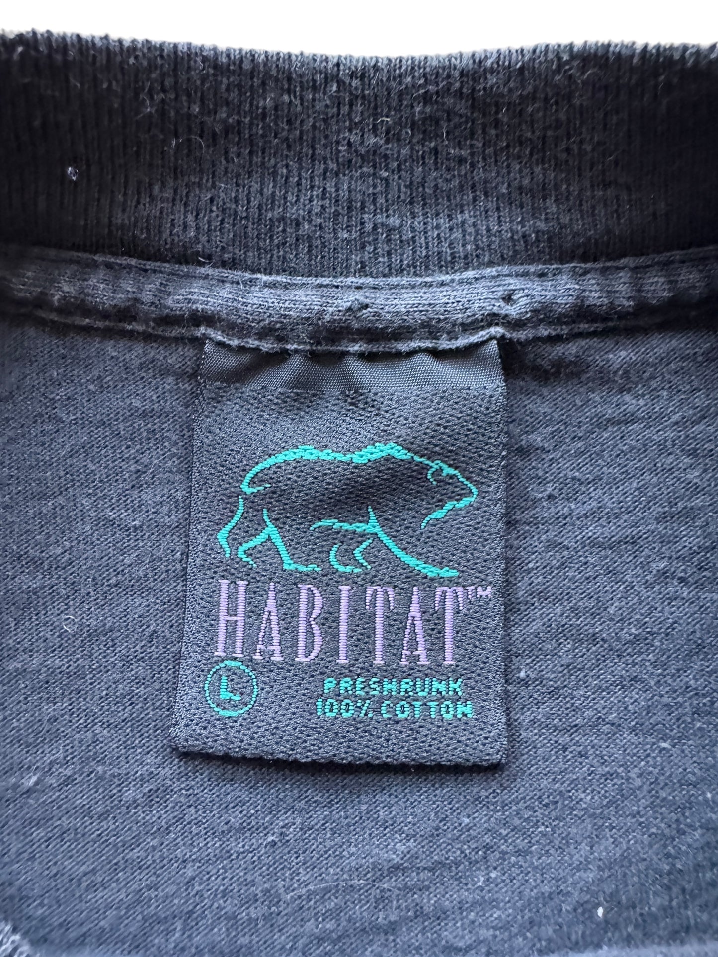 Tag on Vintage Habitat Wolf Mountain Tee SZ M