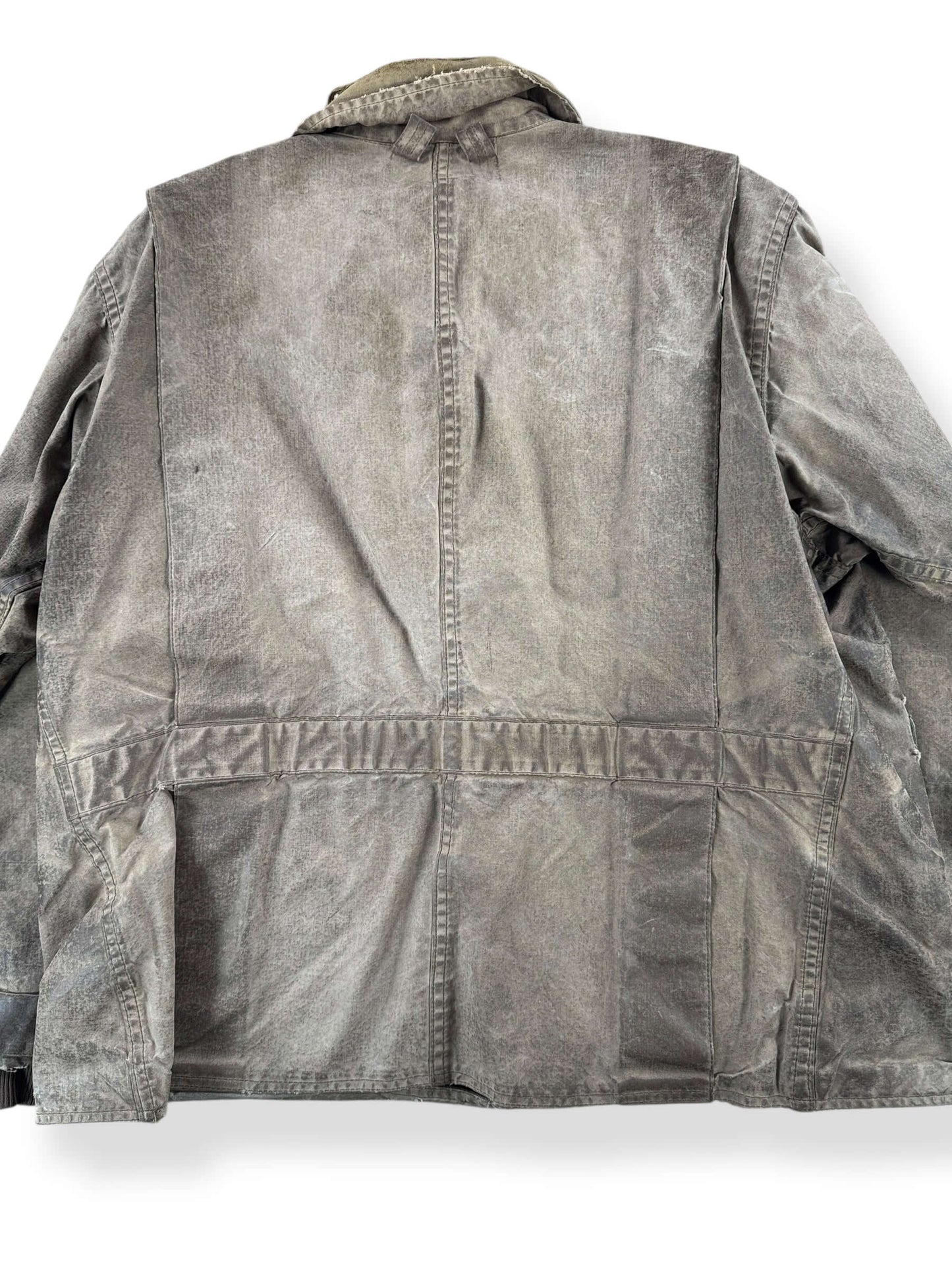 Back Close Up of Vintage Filson Upland Waterfowl Hunting Jacket SZ L AS IS