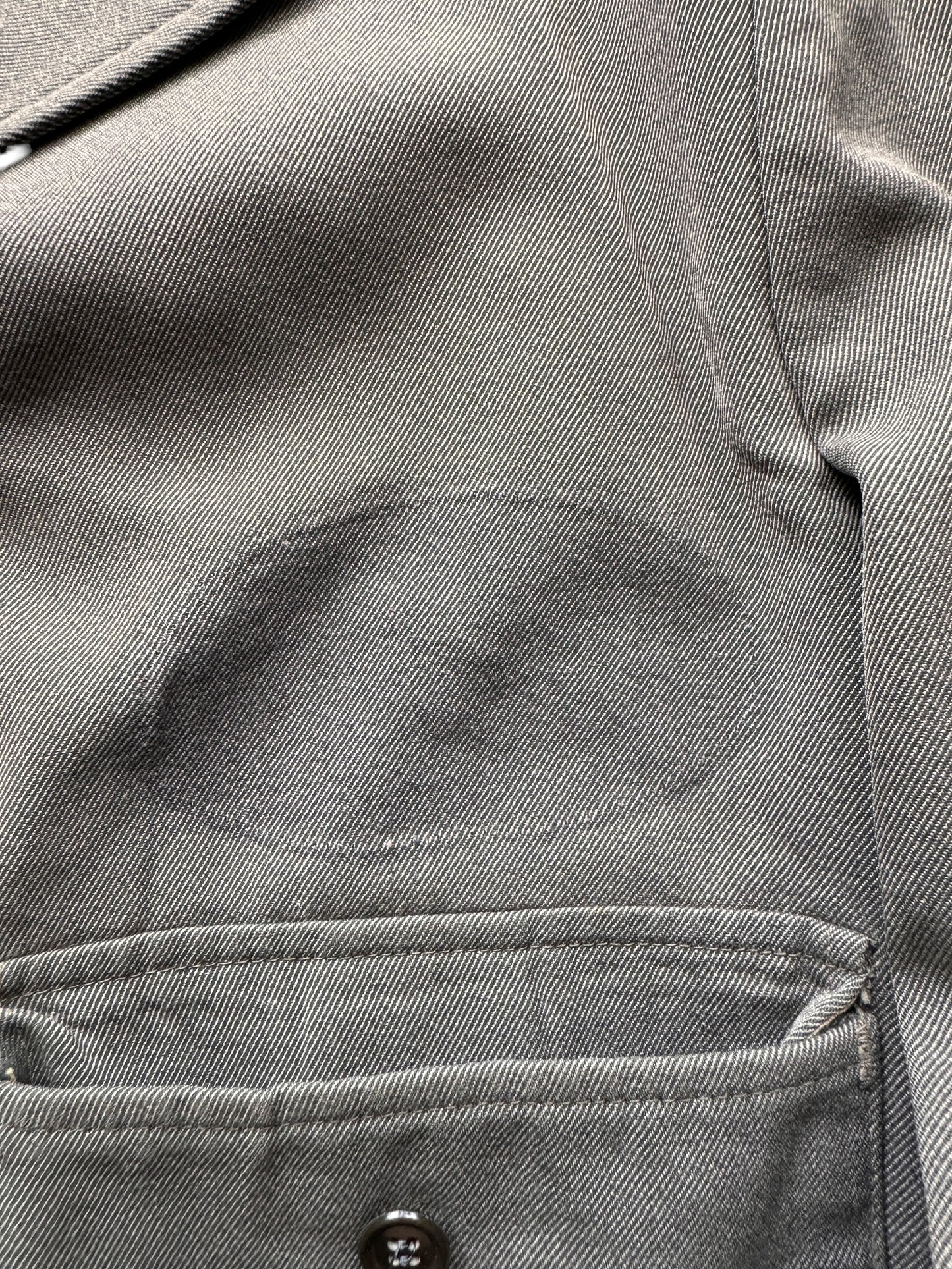 Ghost Patch on Vintage Days Ranger Gabcord Gabardine Work Jacket SZ 40