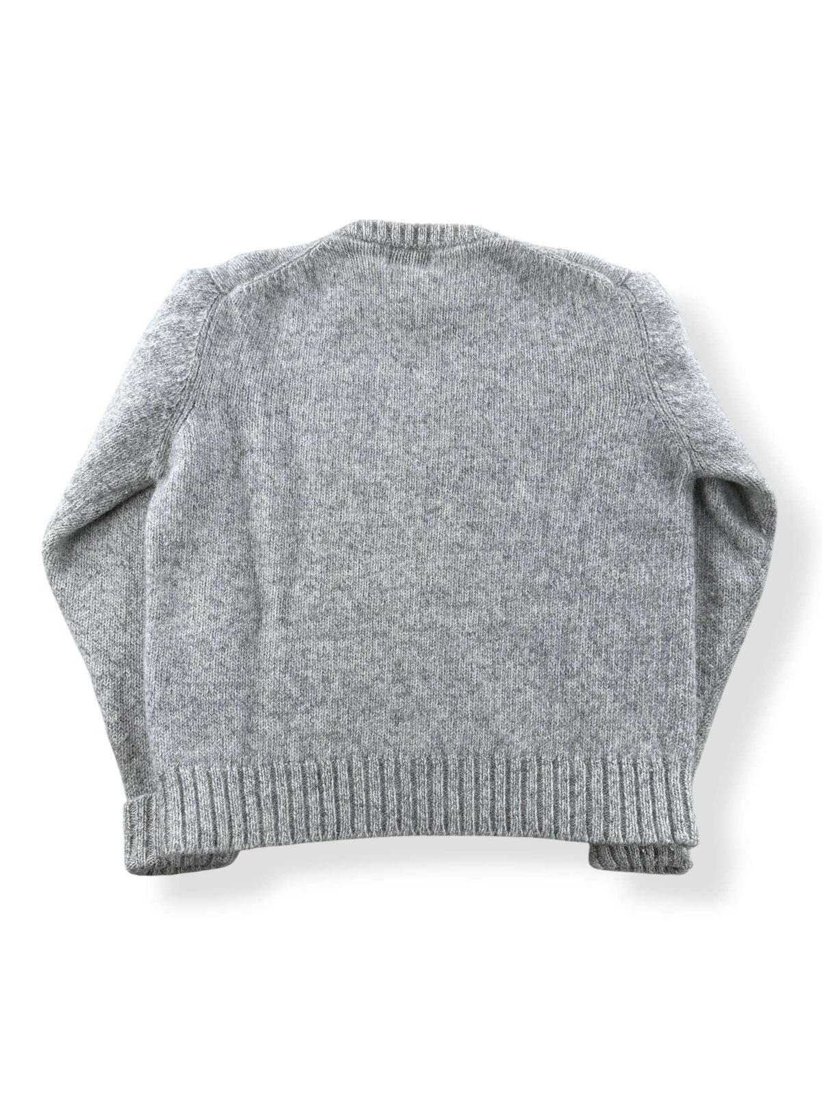 Back of Vintage Woolrich Grey Wool Blend Sweater SZ M