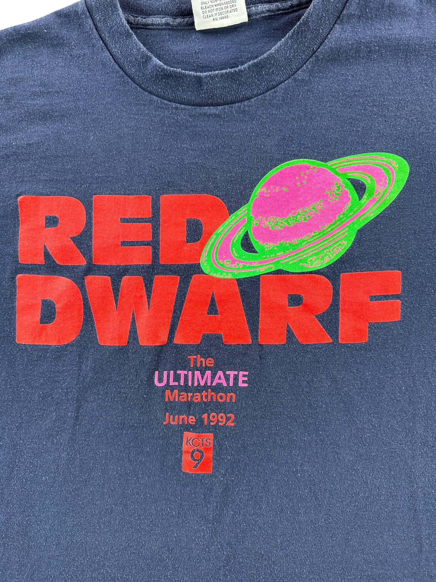 Front Graphic of Vintage Red Dwarf Tee SZ XL