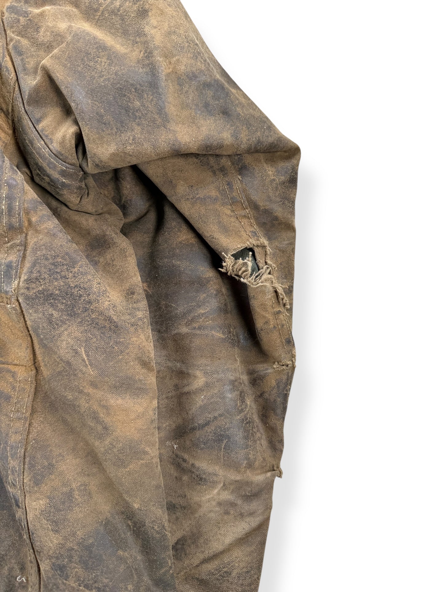 Wear on Vintage Filson Style 621 Tin Cloth Field Jacket SZ L