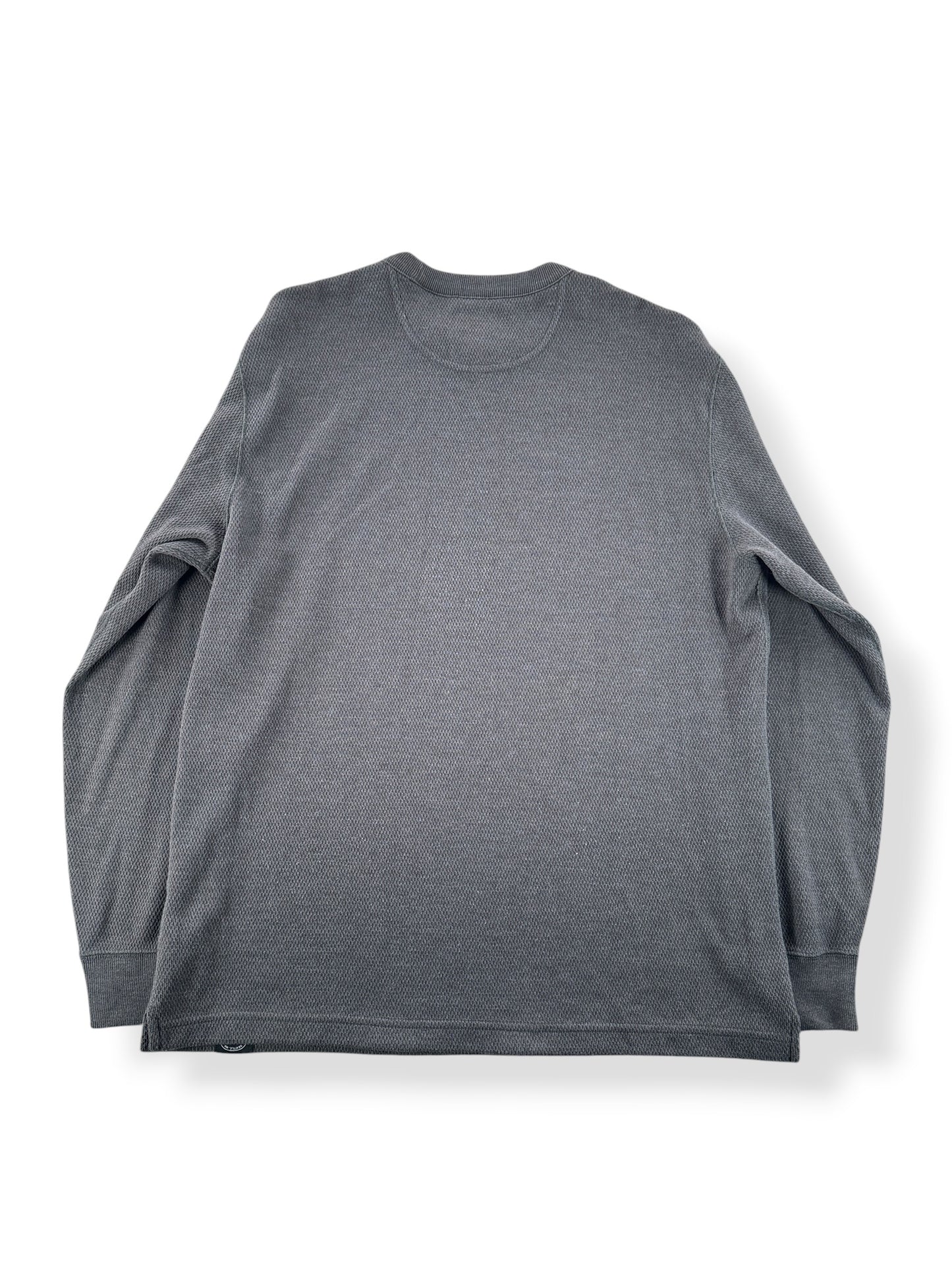 Back of Filson Waffle Knit Thermal Crewneck SZ L