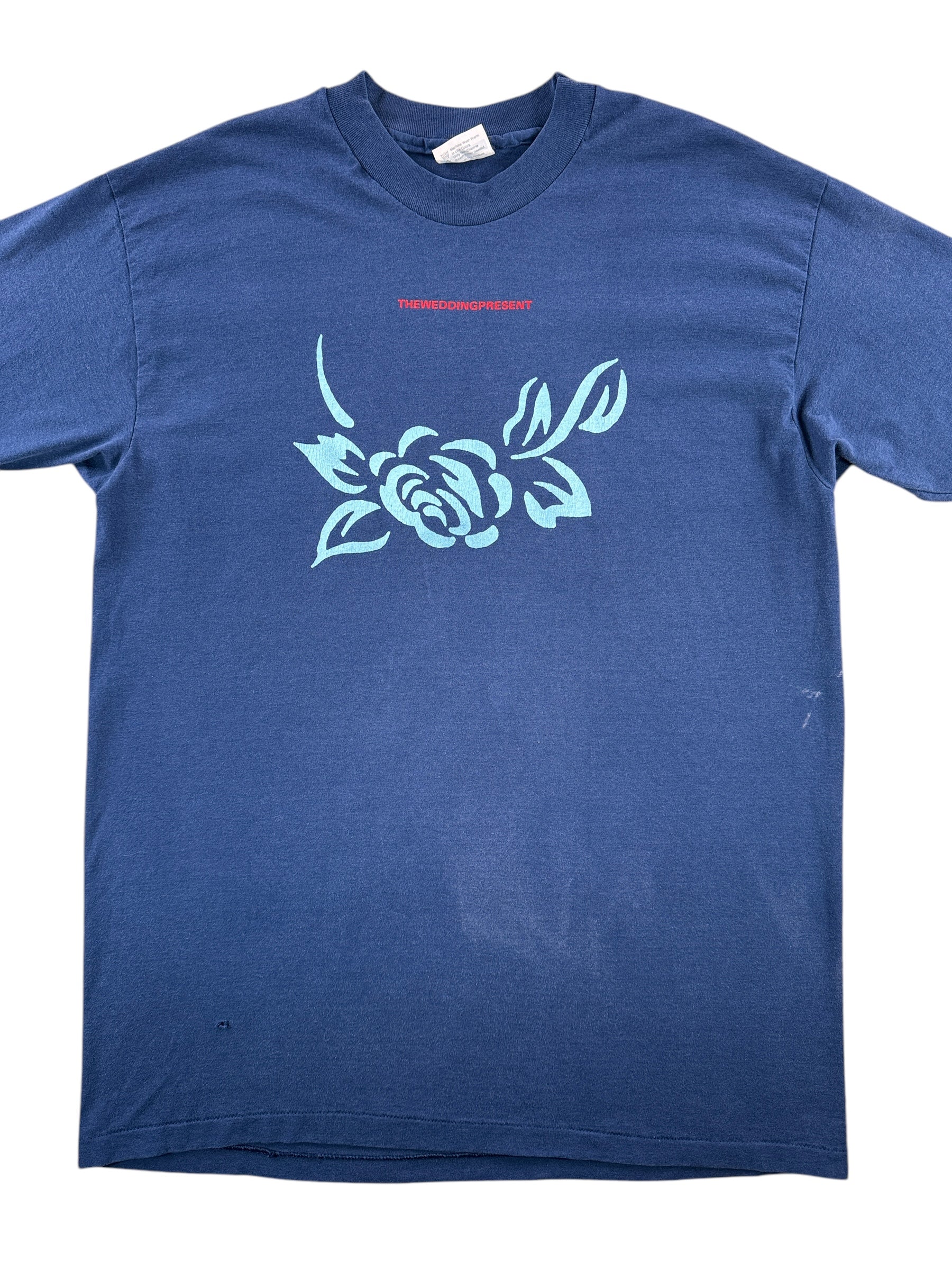 Front Close Up of Vintage The Wedding Present Tee SZ L
