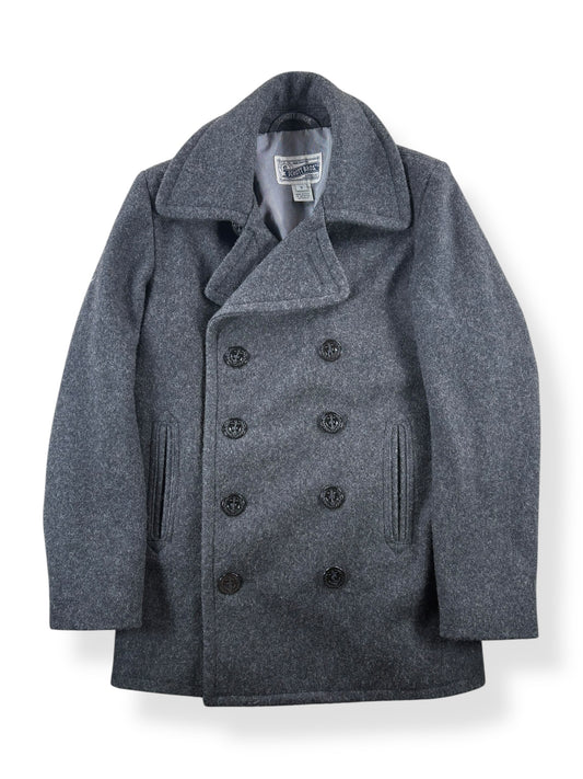 Front of Modern Schott Bros Pea Coat SZ S