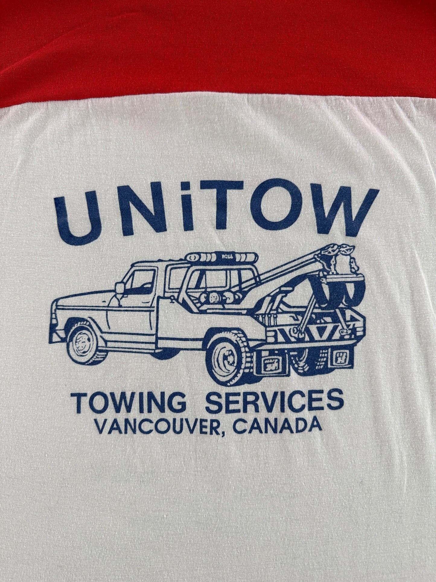 Back Graphic of Vintage Vancouver Team Challenge Tee SZ XL (Fits L)