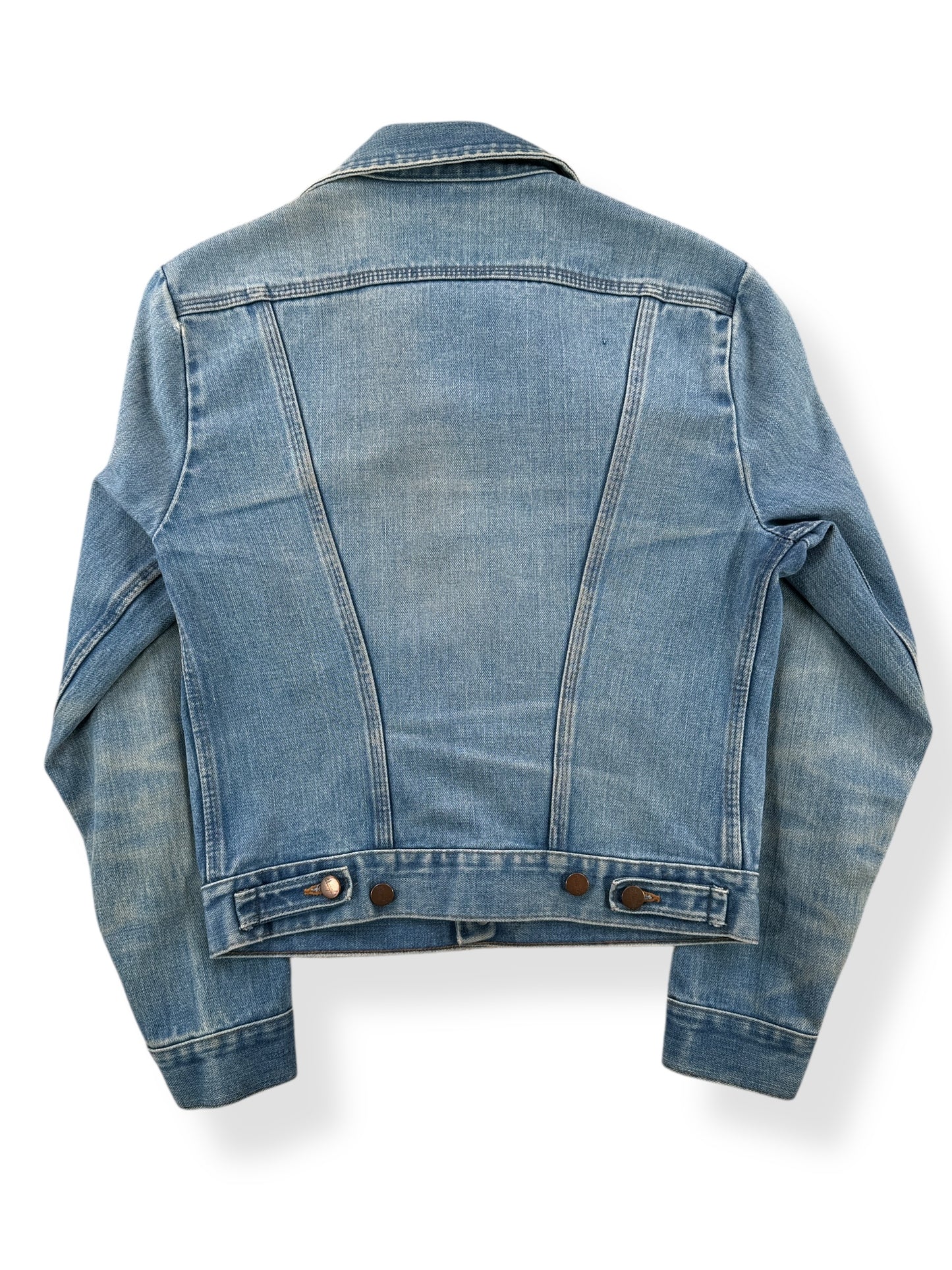 Back of Vintage Wrangler 126MJ Denim Jacket SZ 36