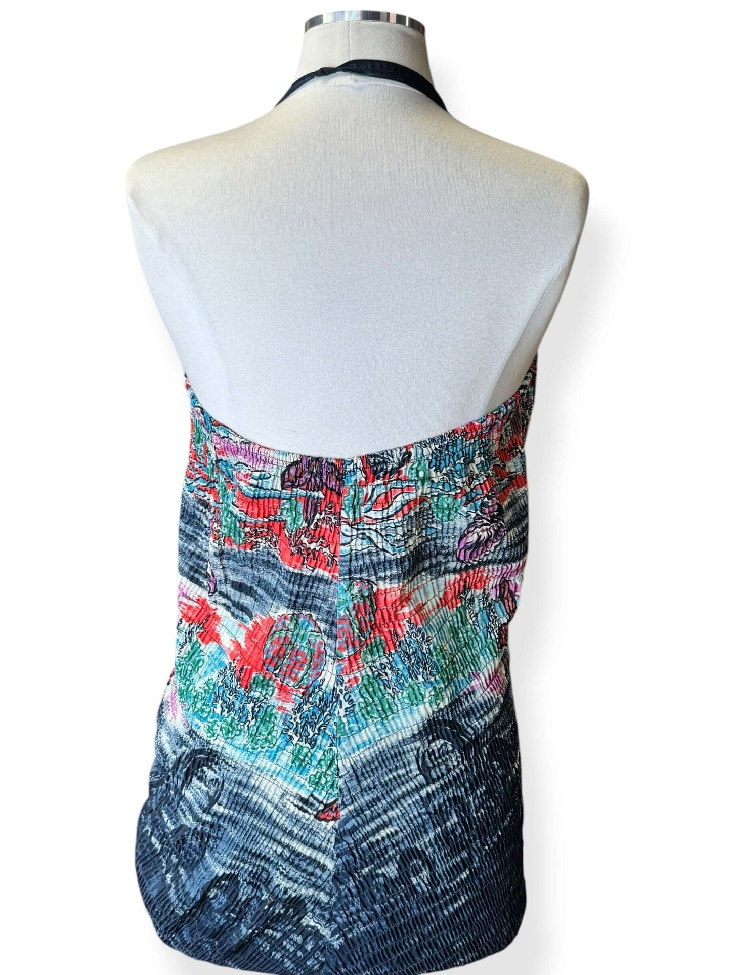 Back view of 1960s Miss Hawaii Playsuit M-L