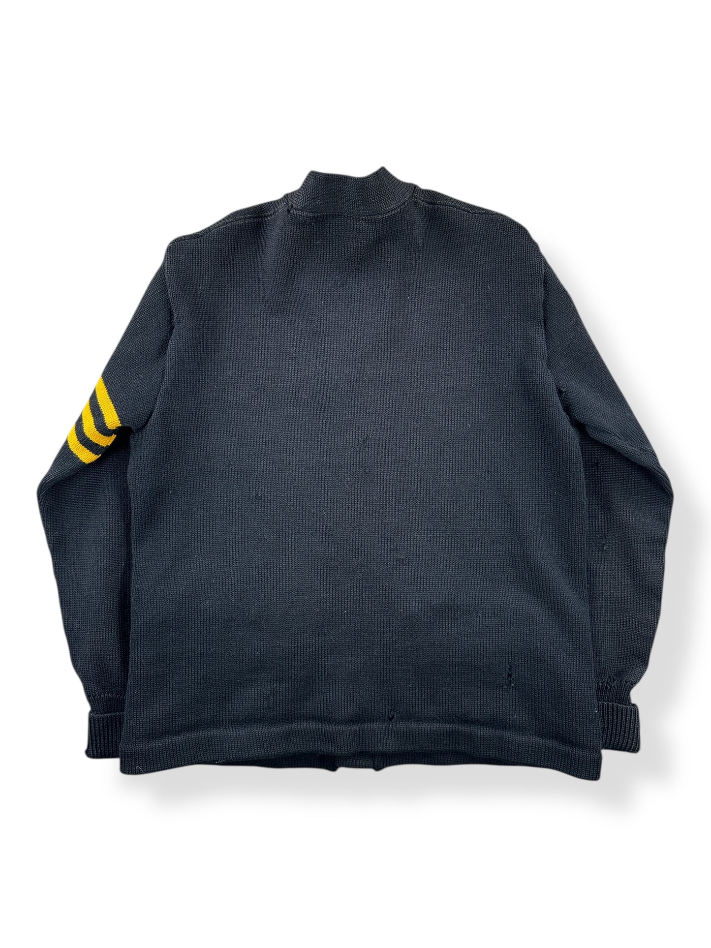 Back of Vintage Whitings Varsity Sweater SZ M AS IS