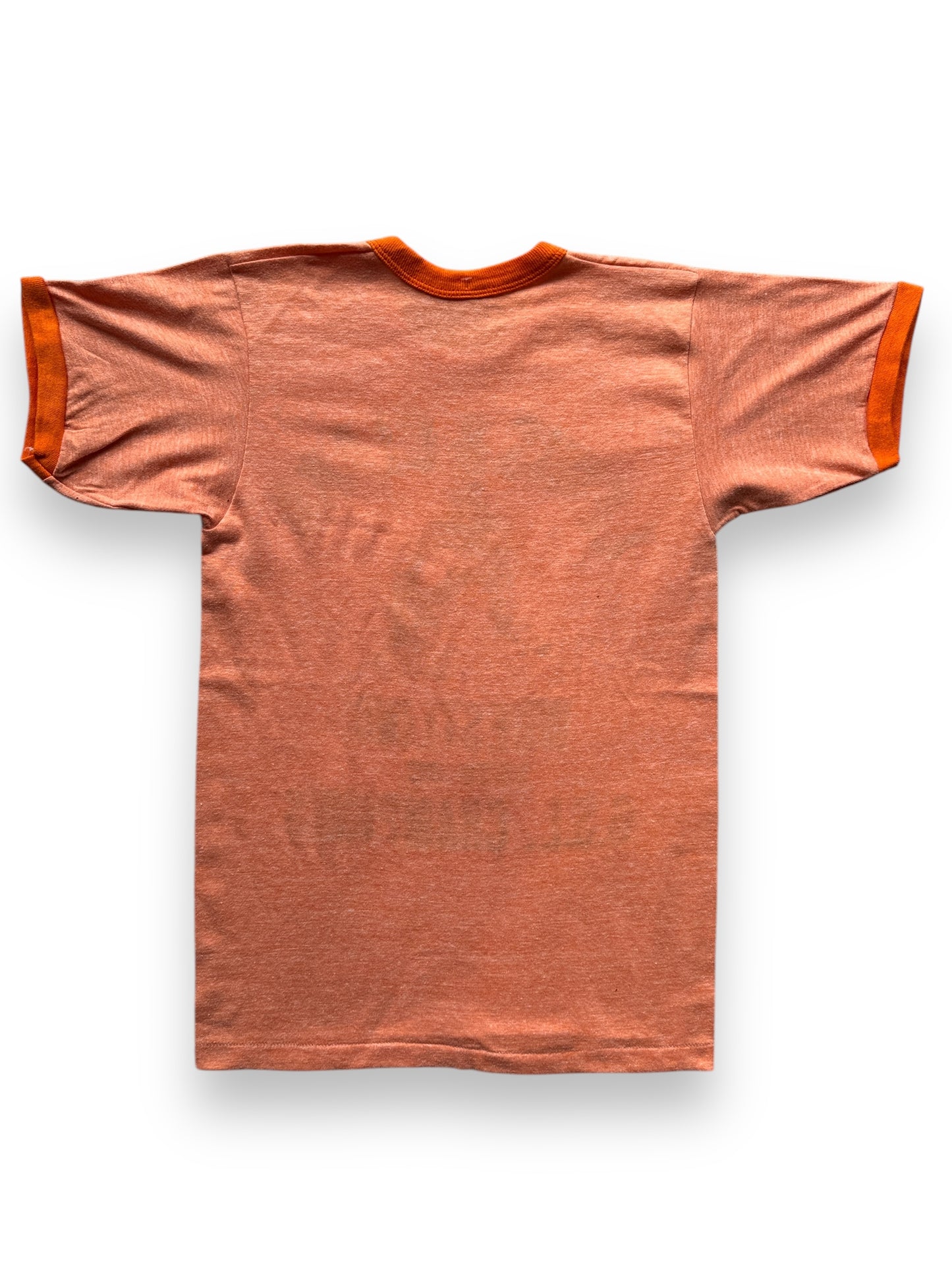 back of Vintage Lewis and Clark Wrestling Ringer Tee SZ S