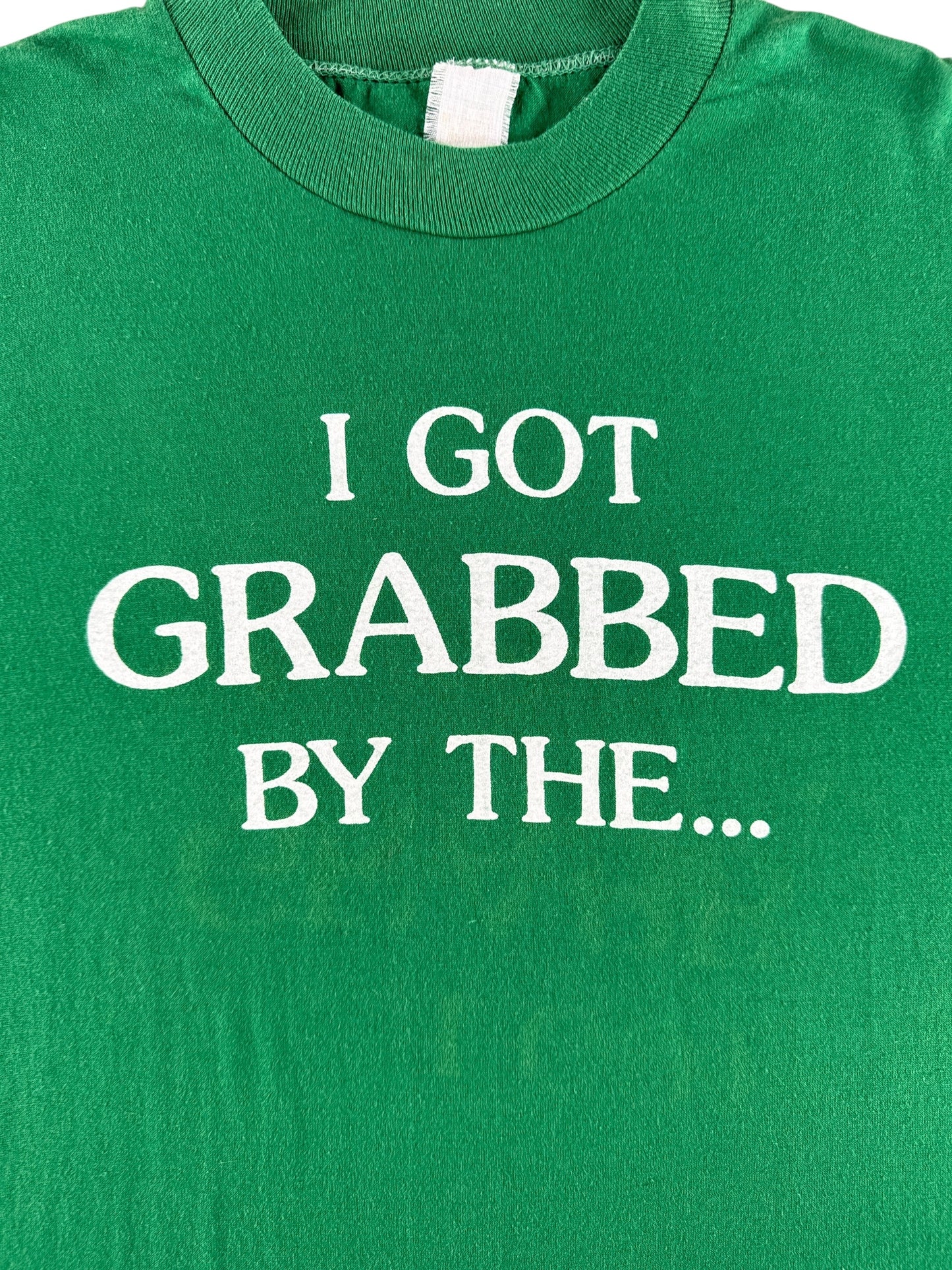 Front Graphic of Vintage Grabbed Tee SZ S