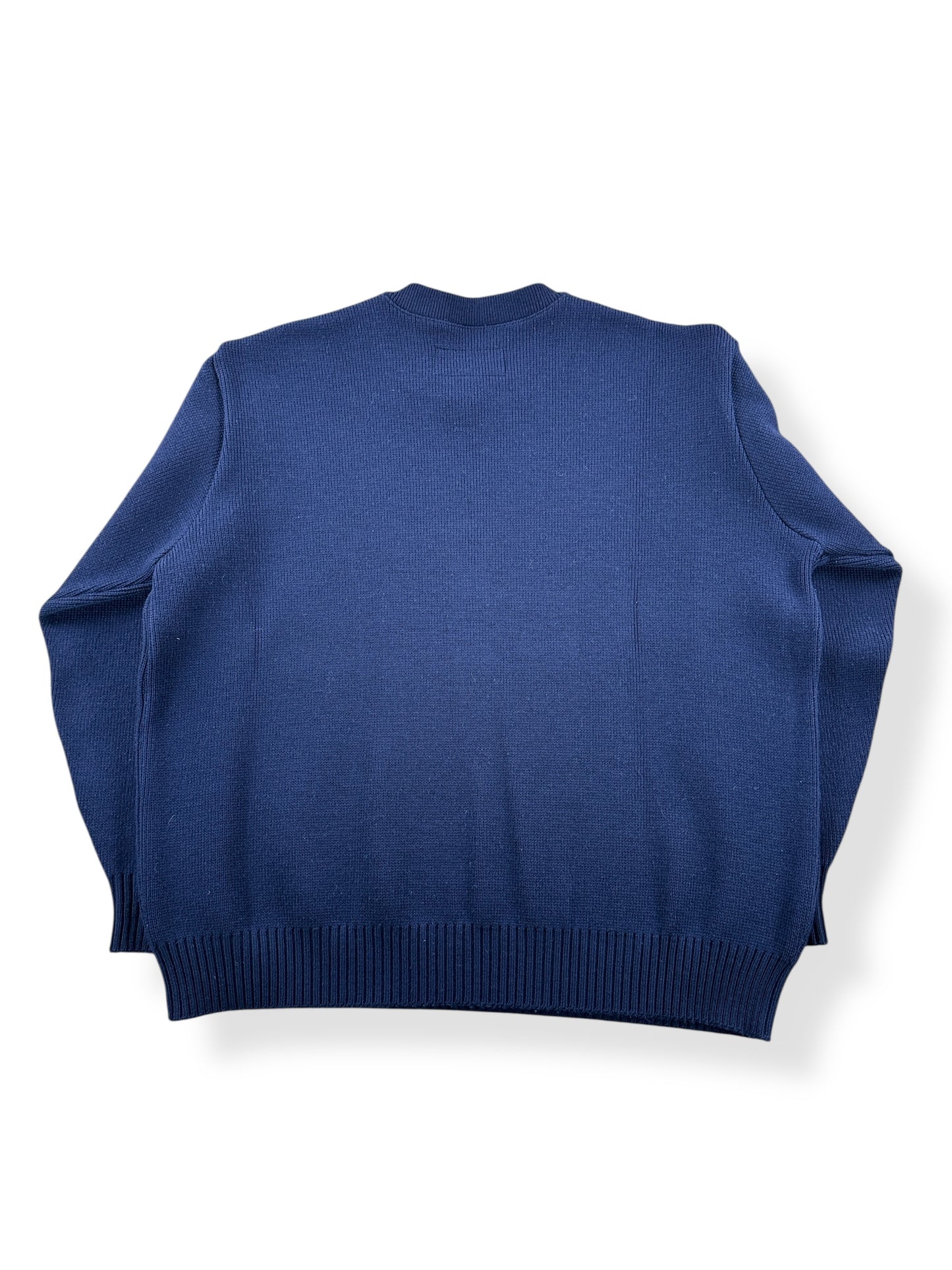 Back of Vintage Blue Filson Guide Sweater SZ XL