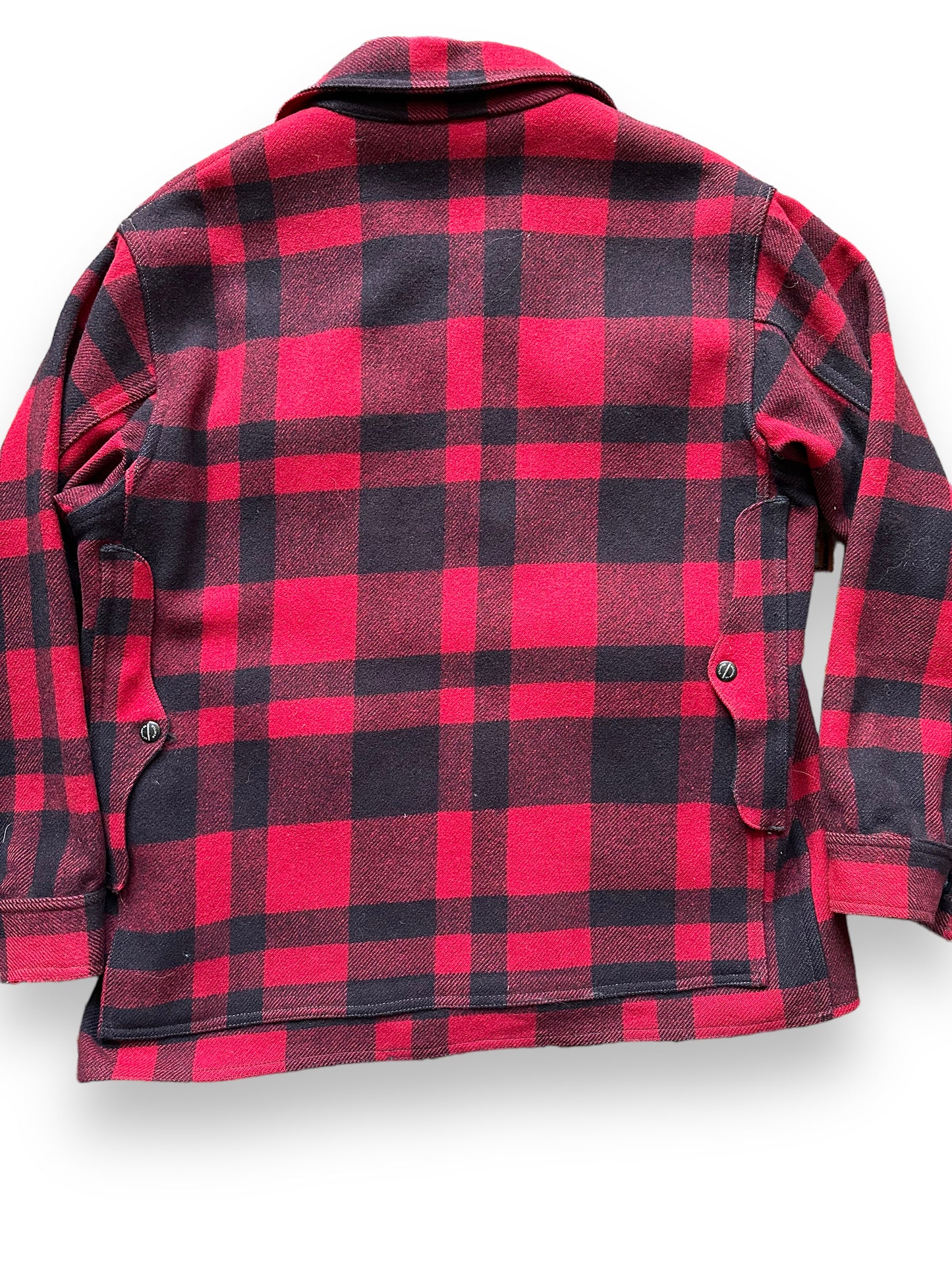 Rear Detail on Vintage 1920s-30s Era FilClo Filson Mackinaw Cruiser SZ XL | FilClo Vintage Workwear | Barn Owl Vintage Seattle