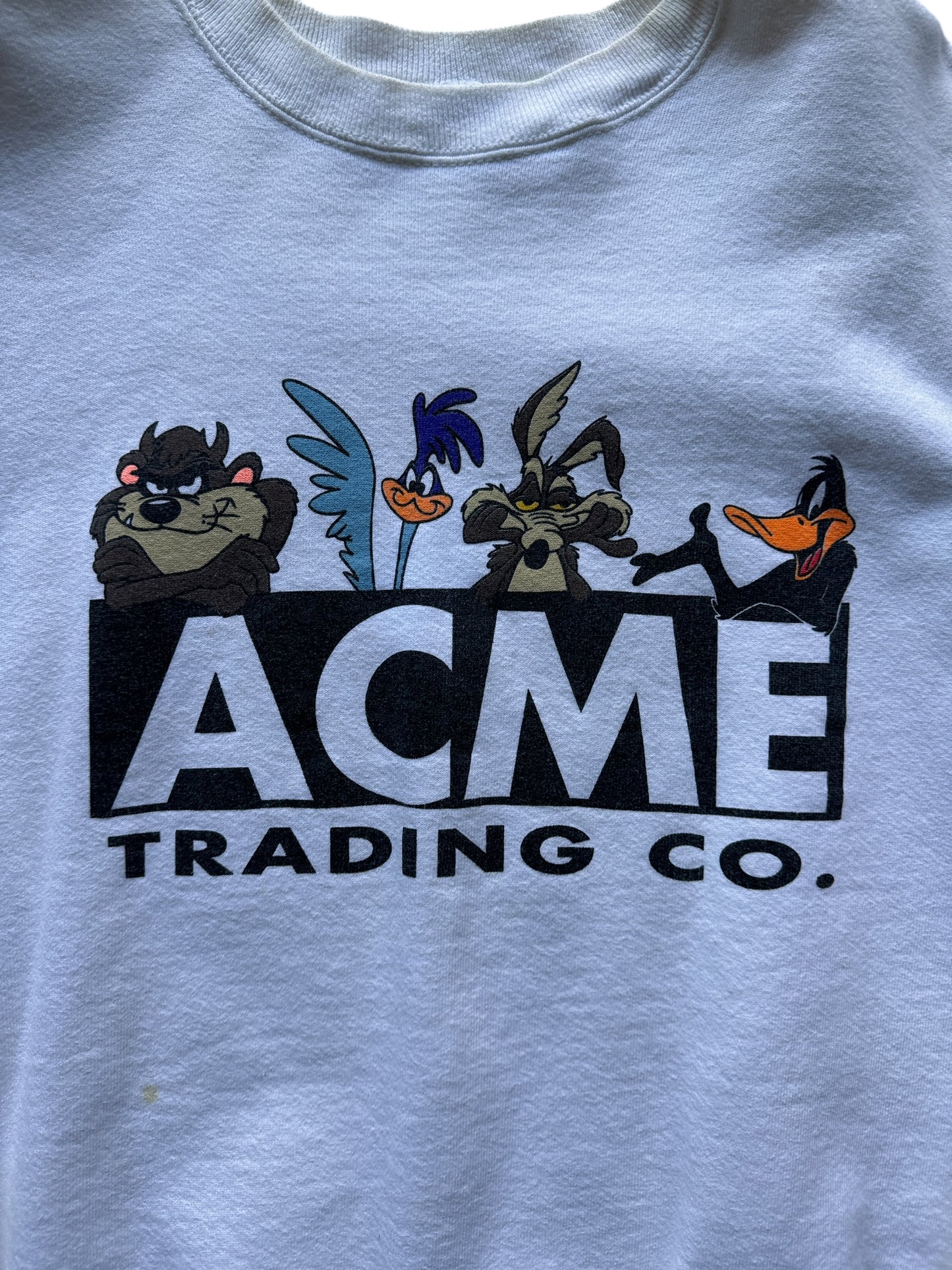 Front Graphic of Vintage Acme Trading Co Looney Tunes Sweatshirt SZ XL