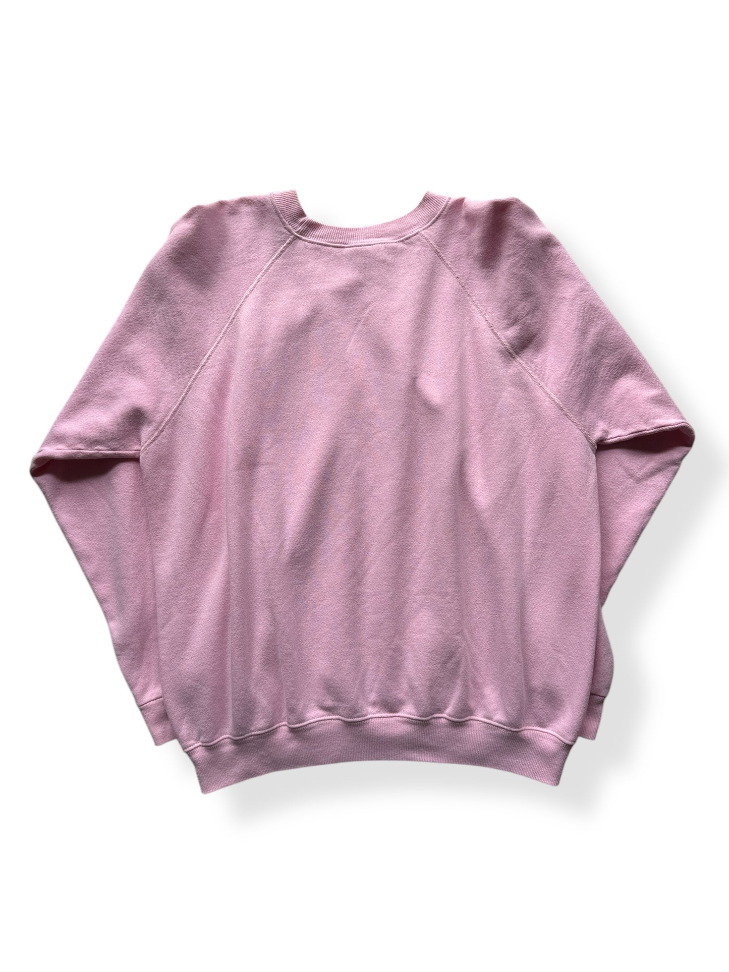 Back of Vintage Pink Hanes Sweat SZ XL