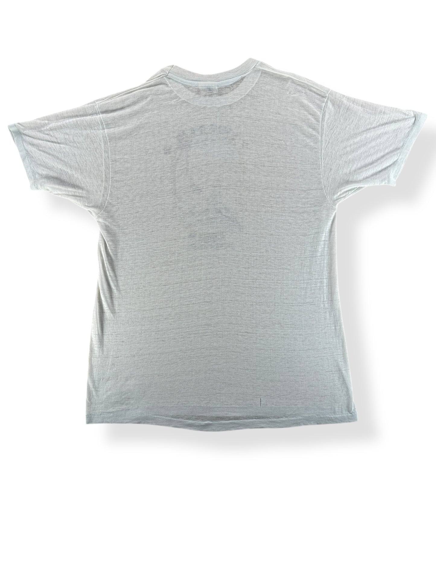 Back of Vintage Paper Thin Whale of a Run Silverdale WA Tee SZ L