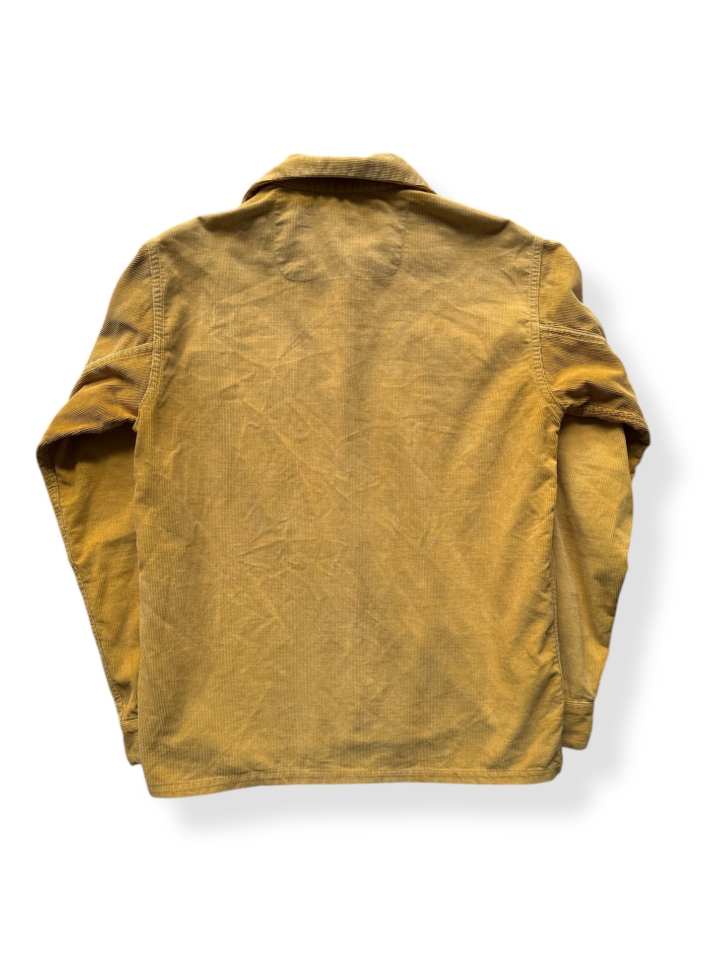Back of Vintage Silver Star Corduroy Loop Collar SZ M