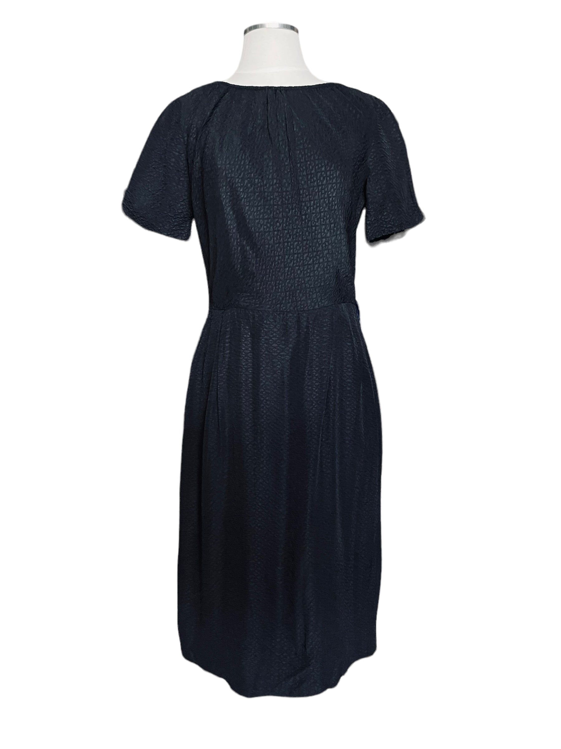 Vintage 1960s Black Textured Dress by Parkshire Vintage 1960s Black Textured Dress by Parkshire