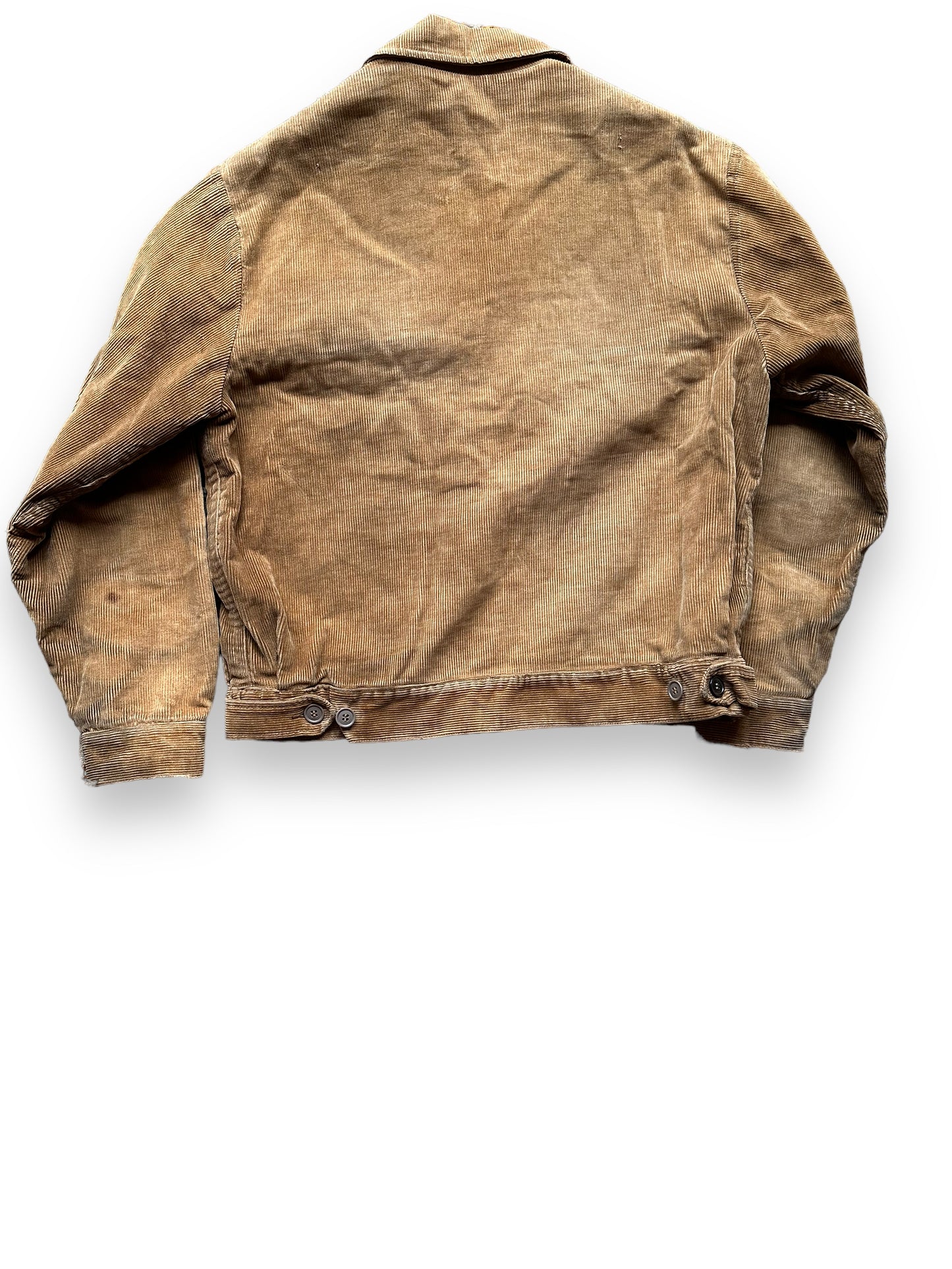Rear View of Vintage Meadowfield by Sweet Orr Corduroy Jacket SZ L | Vintage Corduroy Jacket Seattle | Barn Owl Vintage