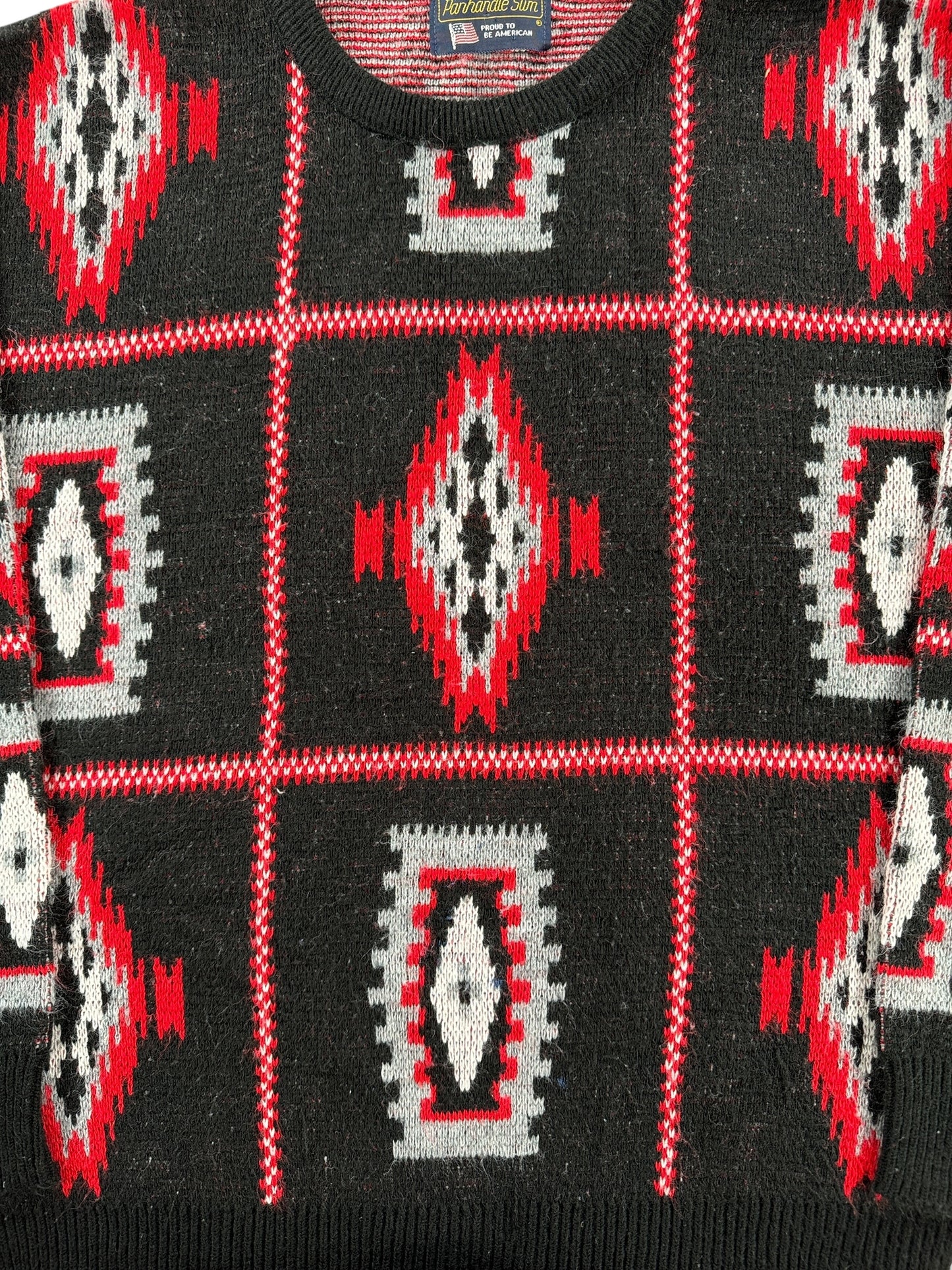 Design on Vintage Panhandle Slim Acrylic Sweater SZ M