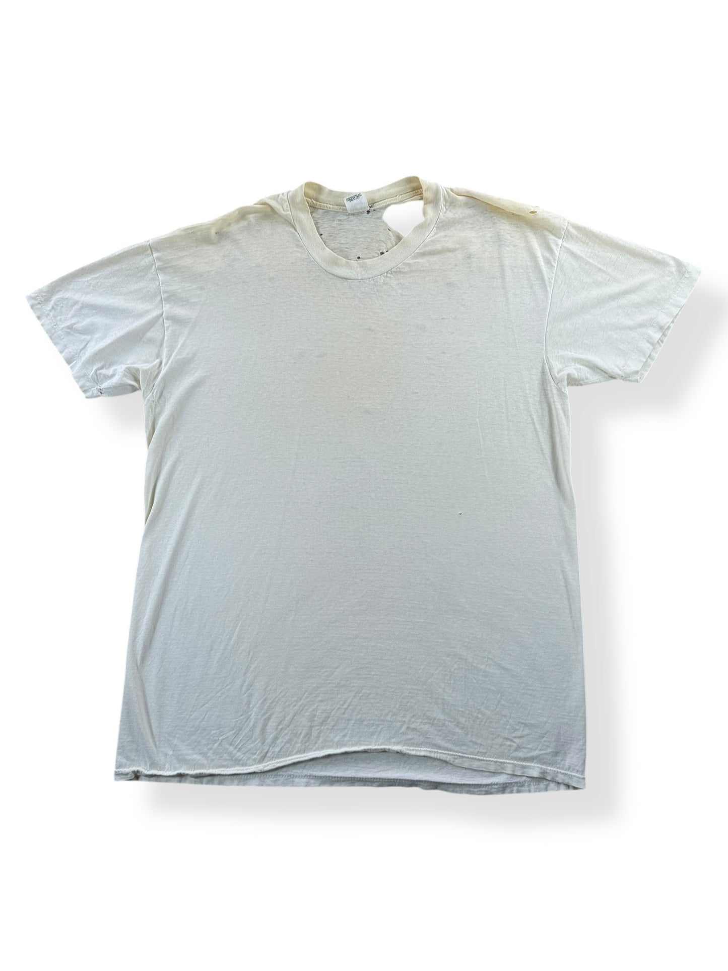 Front of Vintage Hanes Blank Thrasher Tee B SZ XL