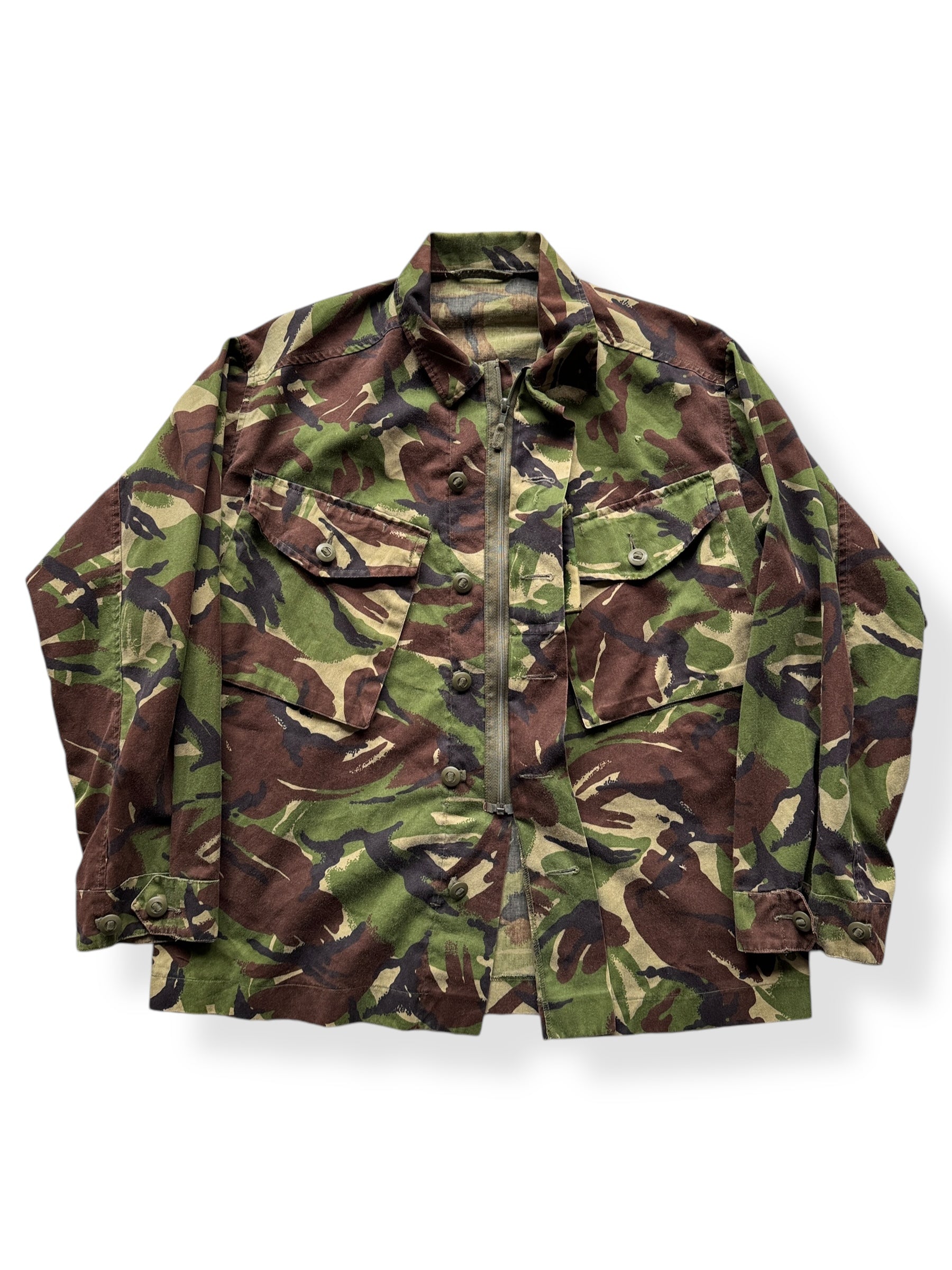 Front of Vintage British Camo Jacket SZ XL