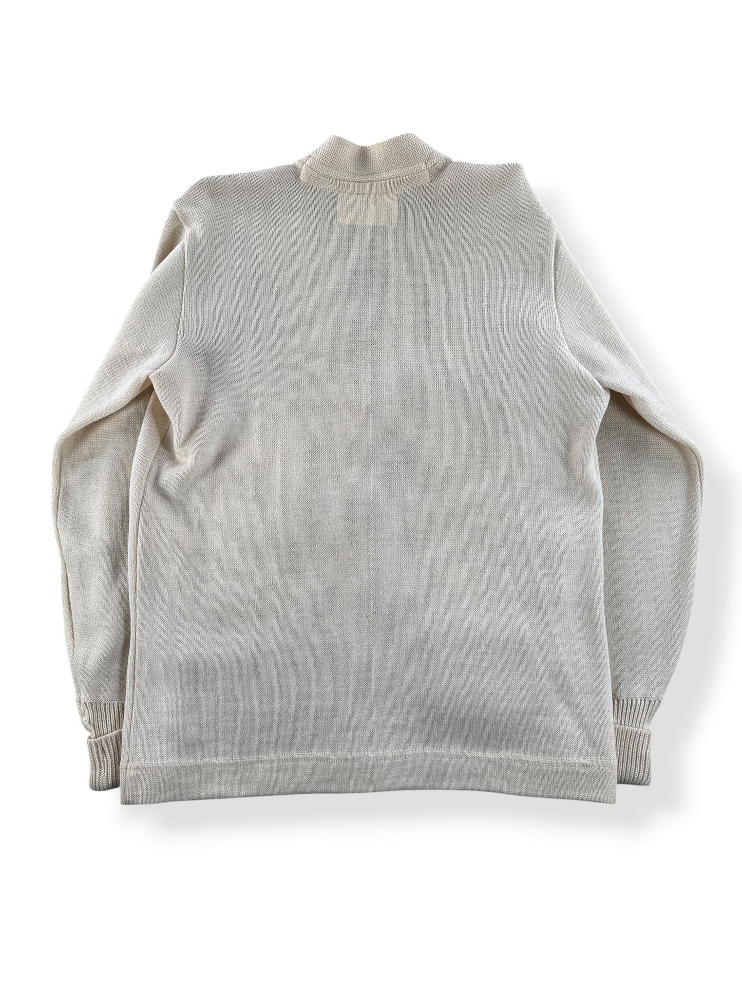 Back of Vintage Roy Smith Knitting Mills "Smithee" 65 Varsity Sweater SZ S