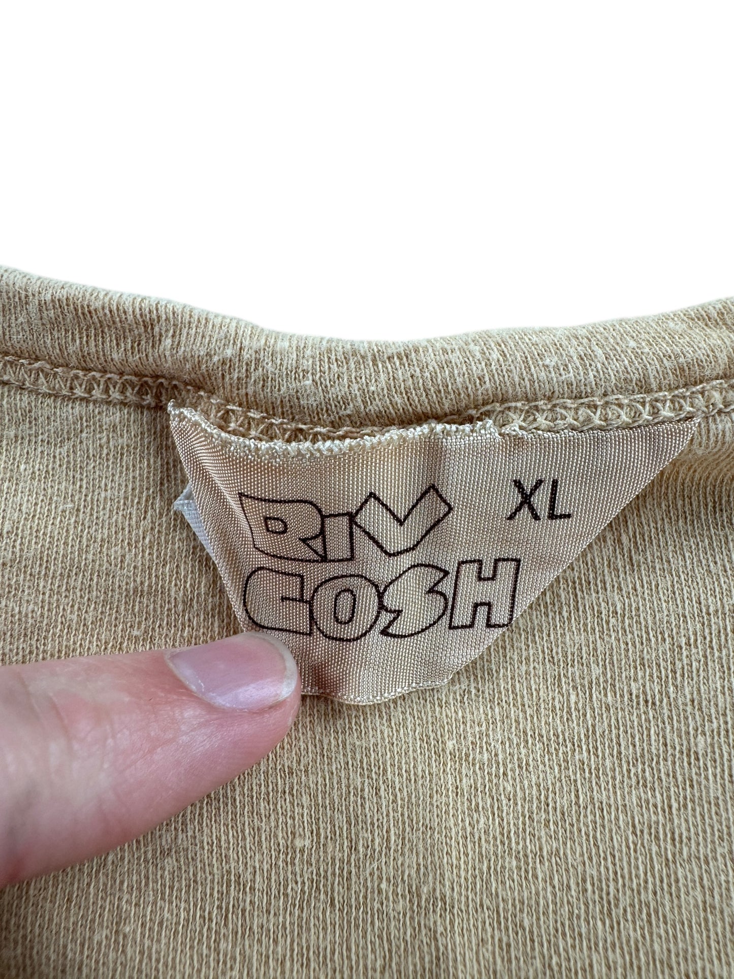 Tag on Vintage Brown Acapulco MX Tee SZ S